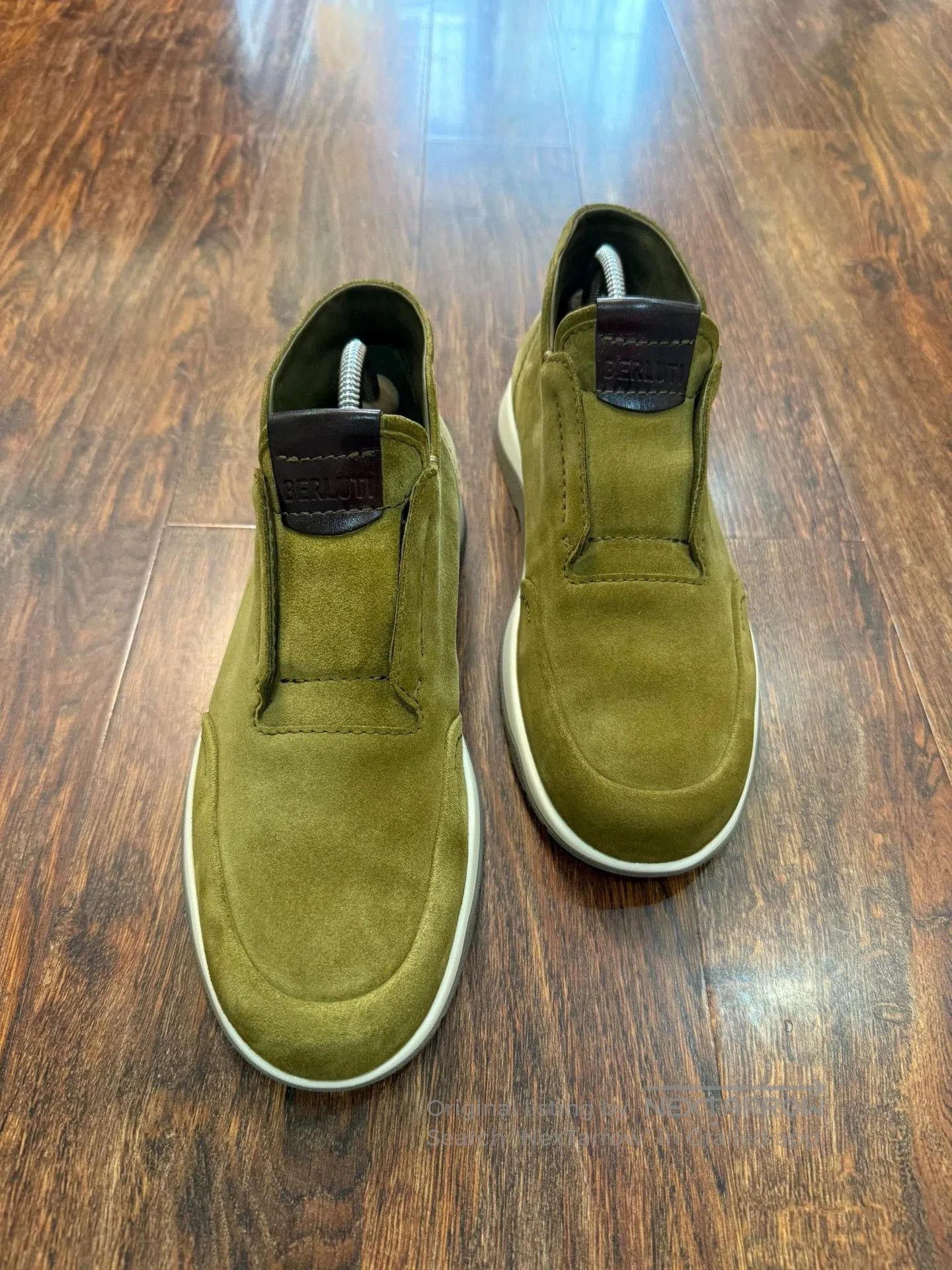 Berluti Green Slip-On Shoes Size 7.5. Size US 7.5 / EU 40-41 - 2 Thumbnail