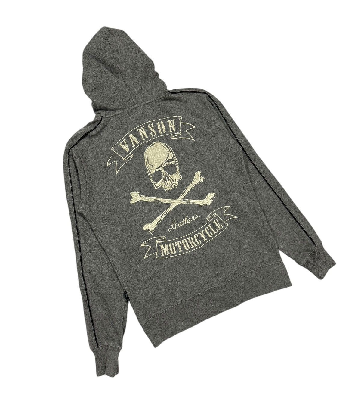 Japanese Brand × Vanson Leathers Vanson Leather Motorcycle SKull Embroidery Logo Zipper Size US S / EU 44-46 / 1 - 9 Thumbnail