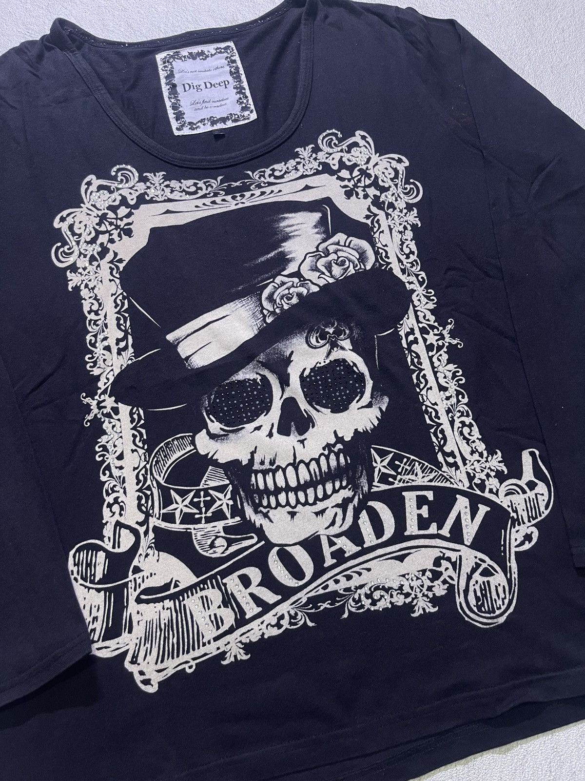 Japanese Brand Y2K DIG DEEP long sleeve tshirt Size US M / EU 48-50 / 2 - 3 Thumbnail