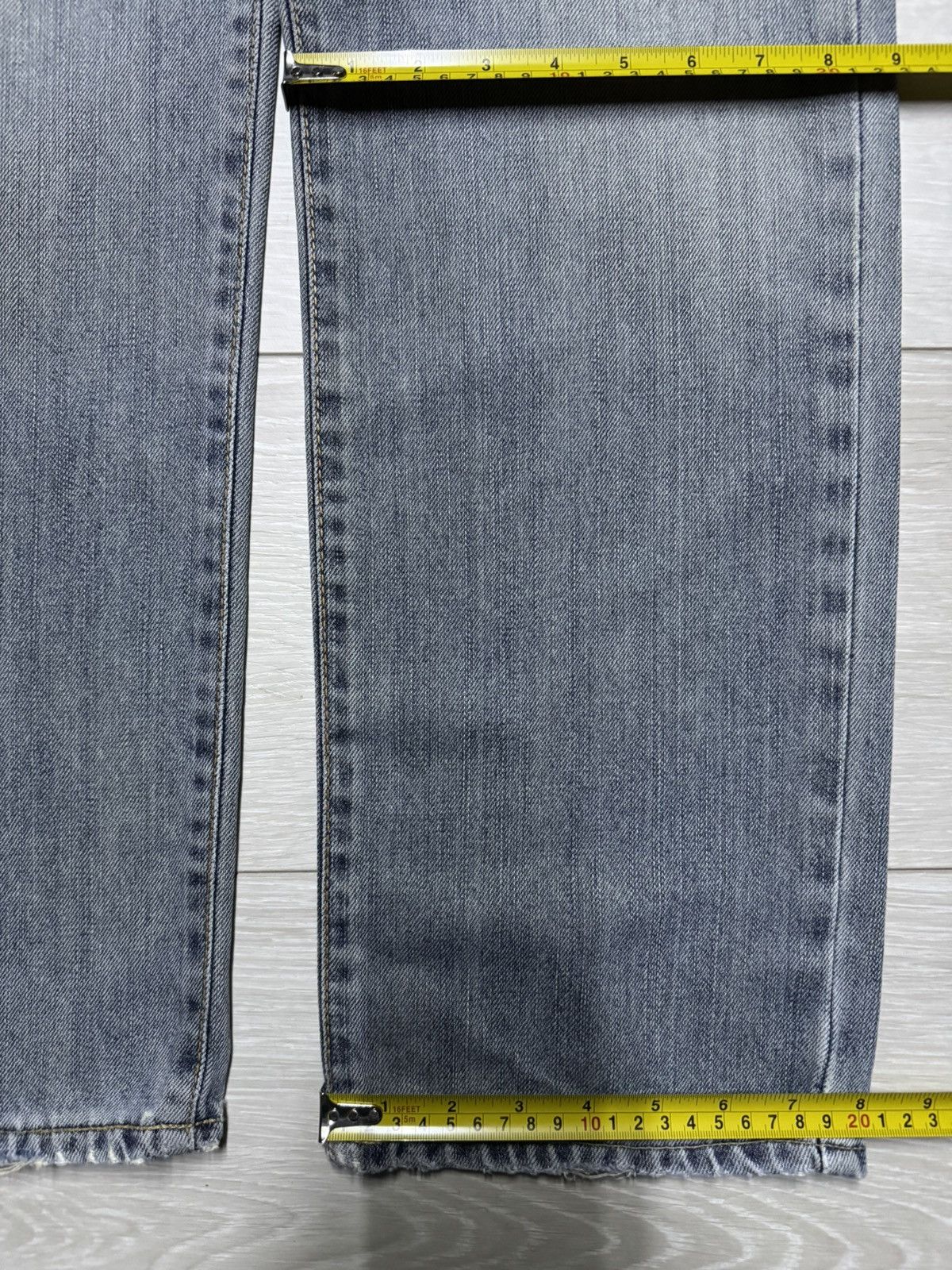 Edwin Vintage Edwin 403 Denim Distressed Loose Jeans Size US 32 / EU 48 - 16 Thumbnail