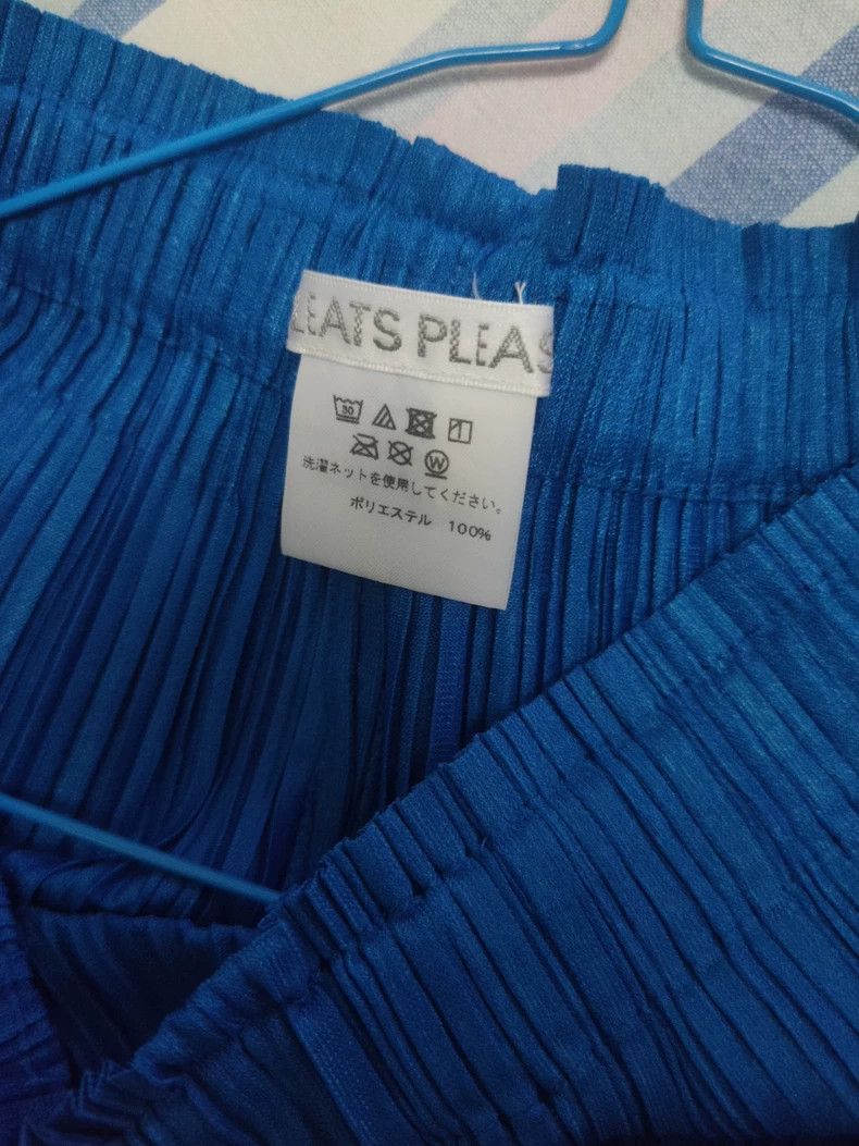Issey Miyake Issey Miyake size:2 Blue pleated pants Size 28" / US 6 / IT 42 - 3 Thumbnail