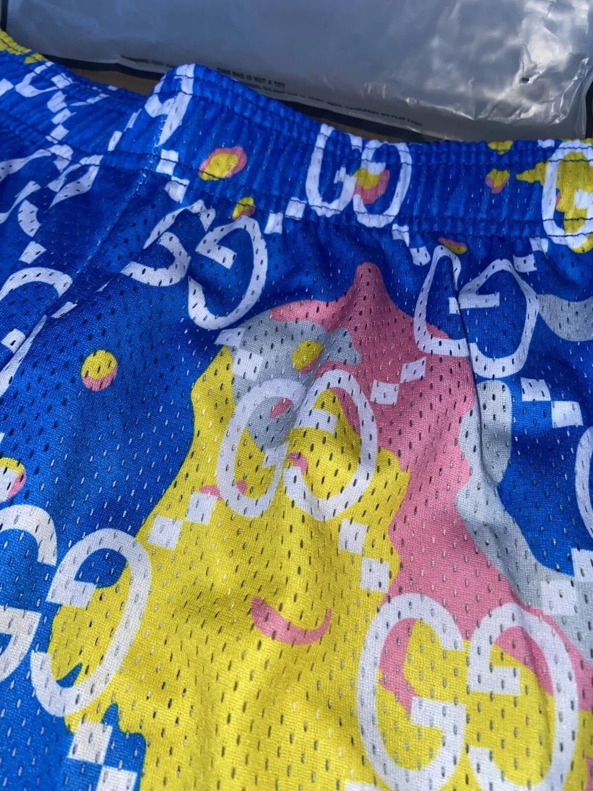 Bravest Studios ⚡️Bravest Studios GG Logo Blue Cotton Candy Mesh Shorts XL⚡️ Size US 34 / EU 50 - 2 Thumbnail