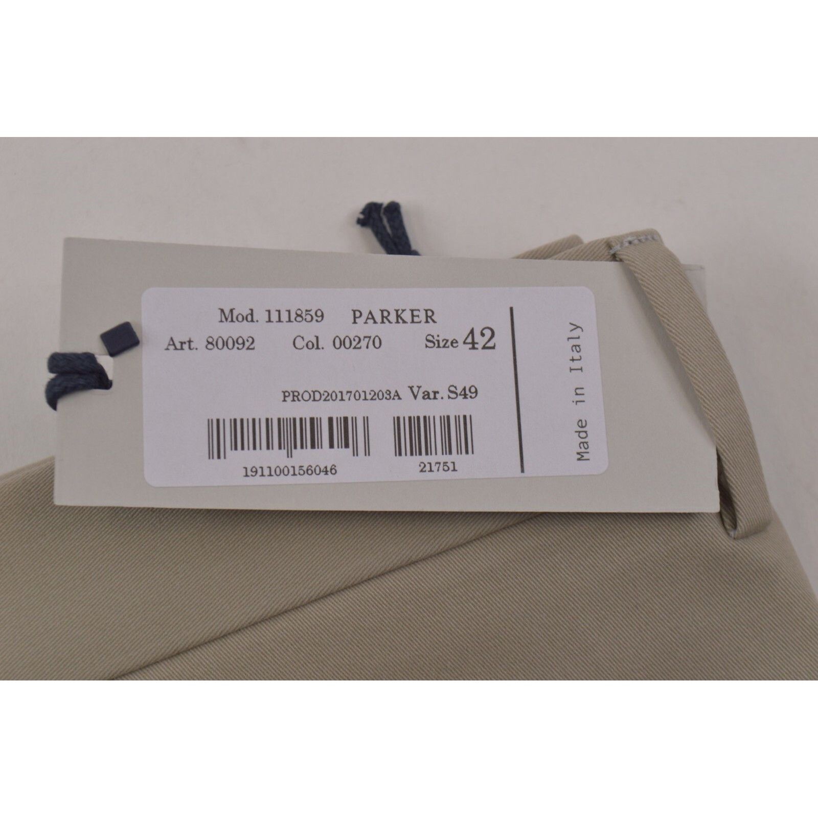 Zanella Zanella New with tags Chino Size 42 US In Beige Size US 42 / EU 58 - 3 Thumbnail