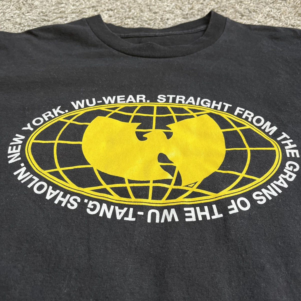 Wu-Tang Clan 🔴Wu Wear Shirt Size Small Wu-Tang Globe Black Yellow Raekwon Size US S / EU 44-46 / 1 - 7 Thumbnail