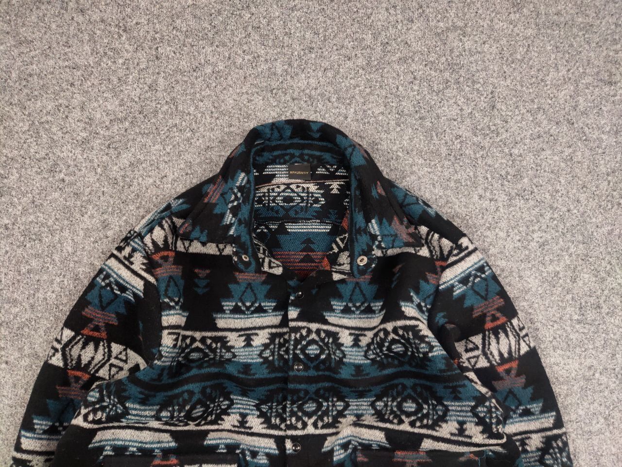 Other Rfausntiy Design overshirt Aztec flannel pocket Jacket Size US M / EU 48-50 / 2 - 8 Thumbnail