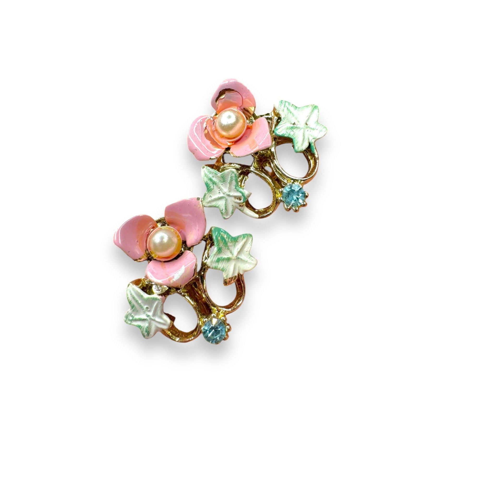 Other Vintage Clip-On Earring Set Of 4 Pairs Size ONE SIZE - 5 Thumbnail