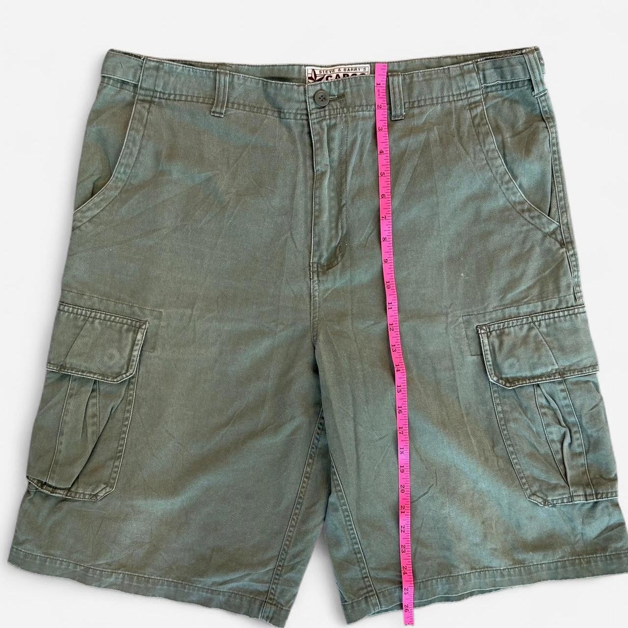 Other Steve & Barry's Men's green khaki Shorts Size US 38 / EU 54 - 3 Thumbnail