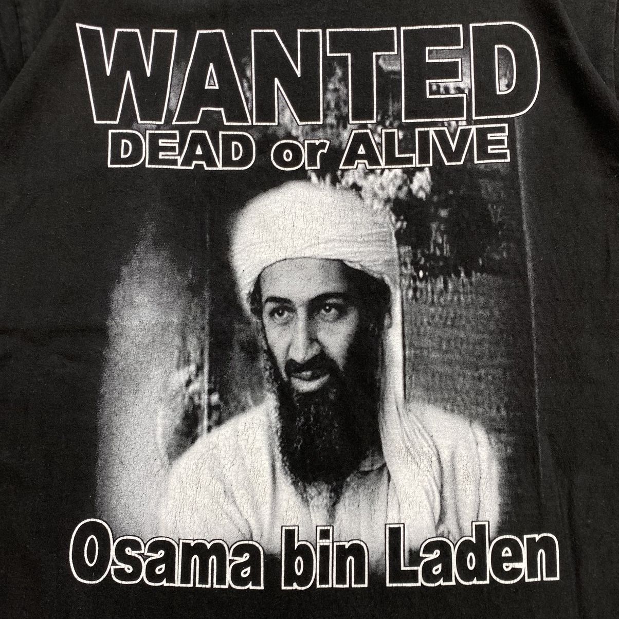 Japanese Brand Vintage Osama Bin Laden Wanted Dead Or Alive Terrories Tee Size US M / EU 48-50 / 2 - 3 Thumbnail