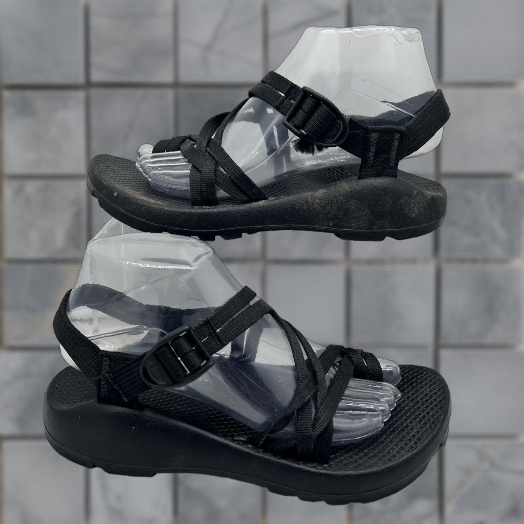 Chaco Chaco ZX2 VIBRAM Sandals Womens 8 Unaweep Waterproof Hiking Sports Black Womens Sandals ZX2 VIBRAM Chaco Black 8 Unaweep Hiking Sports Sandals Size US 8 / IT 38 - 1 Thumbnail
