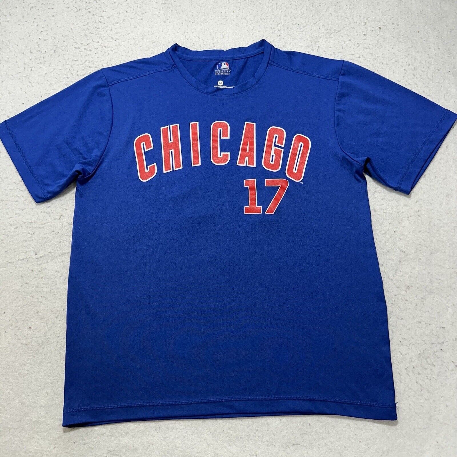 MLB MLB Chicago Cubs Medium Blue Baseball #17 Bryant T Shirt Size US M / EU 48-50 / 2 - 1 Thumbnail