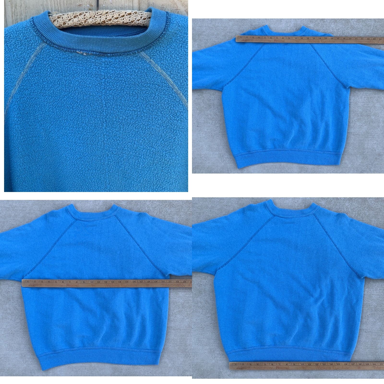 Vintage VINTAGE Raglan Sweatshirt Long Sleeve Pullover Blue L Men Size L Shirt Pullover Raglan 1980s Vintage Mens Size US L / EU 52-54 / 3 - 10 Thumbnail
