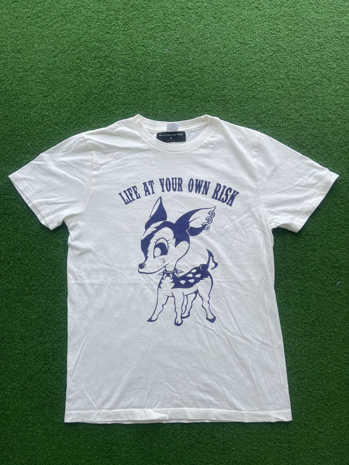 Band Tees × Disney × Vintage VINTAGE PUNK BAMBI LIFE AT YOUR OWN RISK VERY RARE Size US S / EU 44-46 / 1 - 1 Thumbnail
