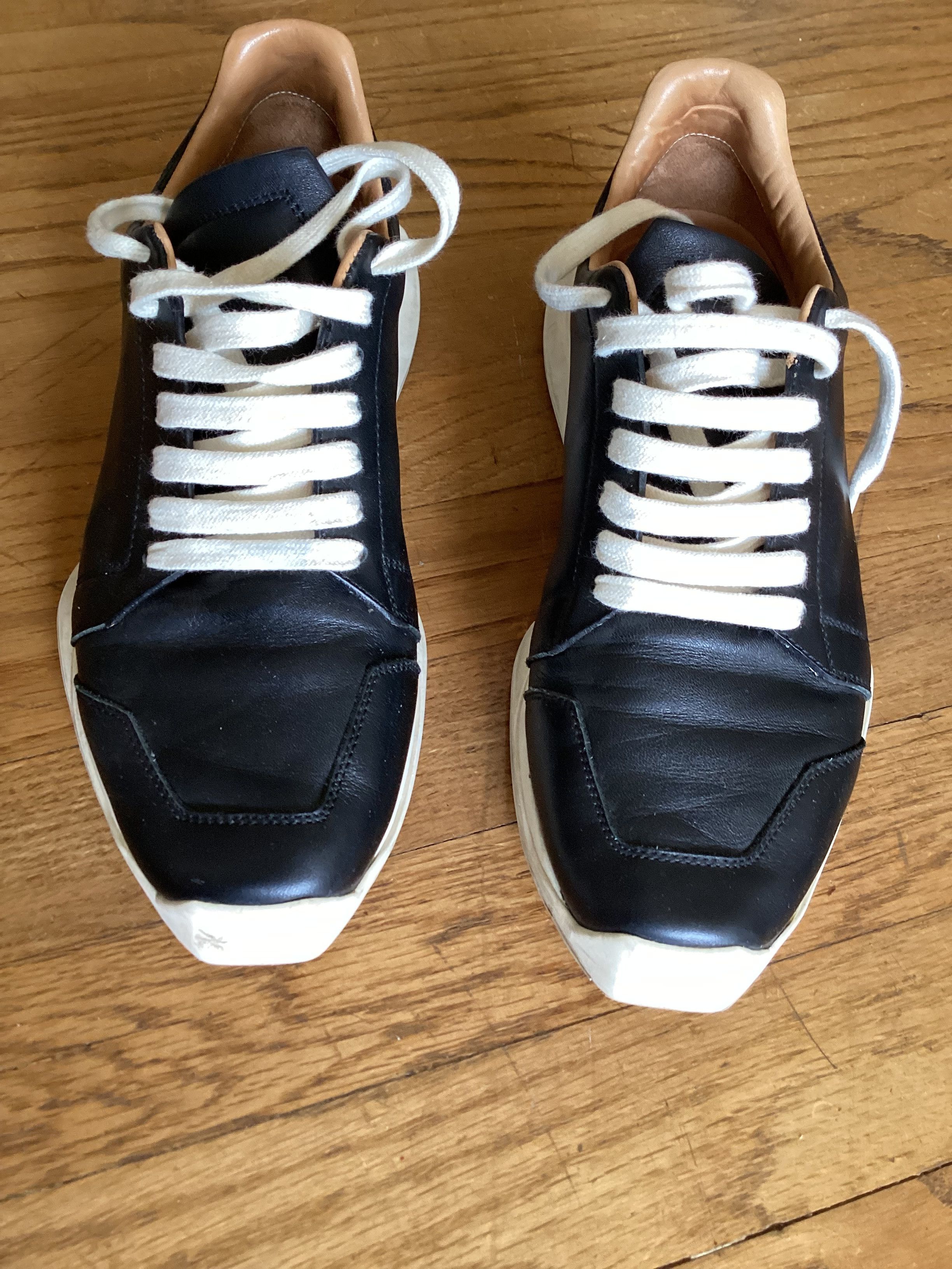 Rick Owens Rick Owens black runners size 37 Size US 7 / IT 37 - 2 Thumbnail