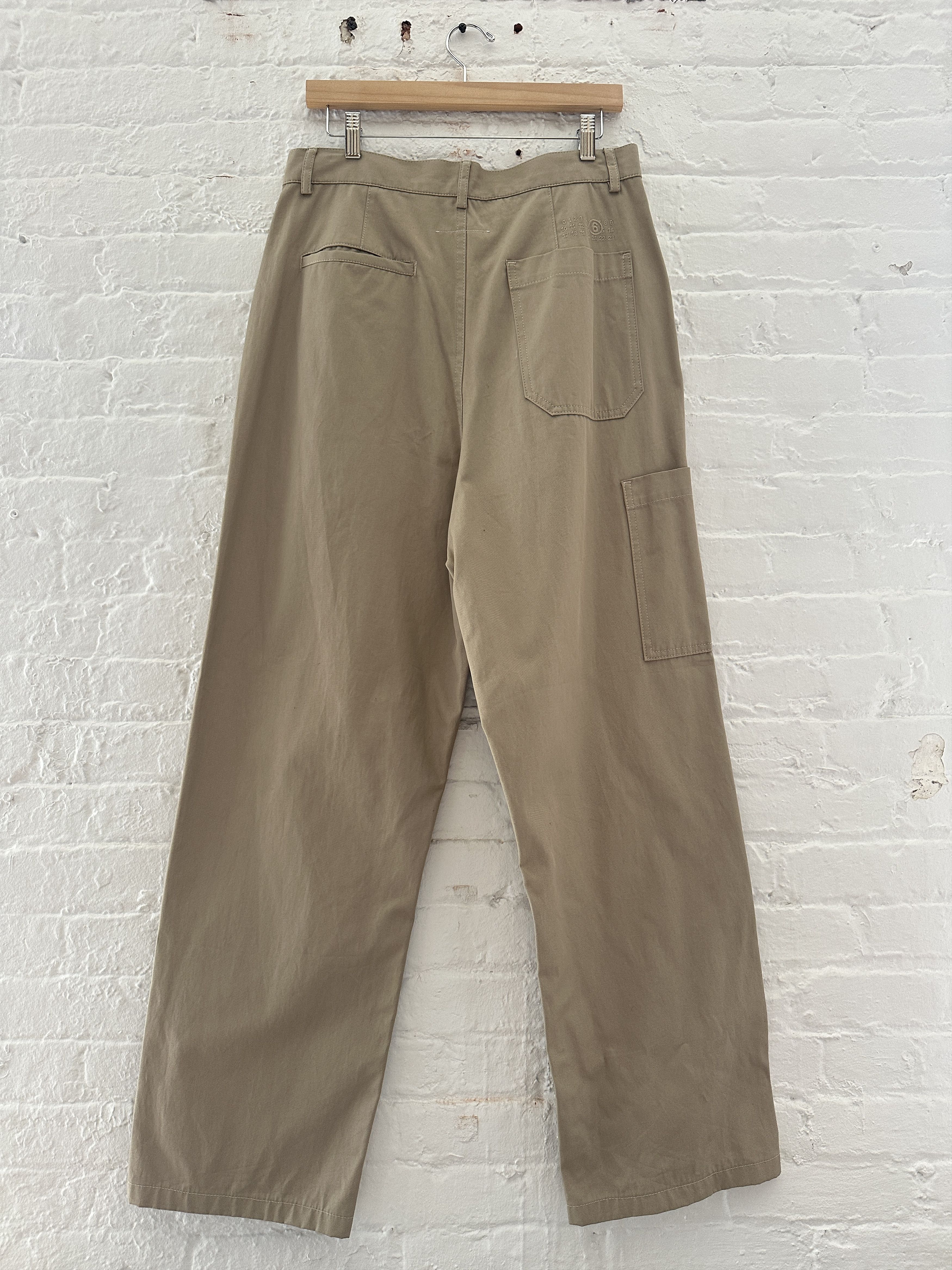 パンツ Maison Margiela 22ss Long Cargo Pants MAISON MARGIELA Bootcut Cotton-Blend Drawstring Cargo