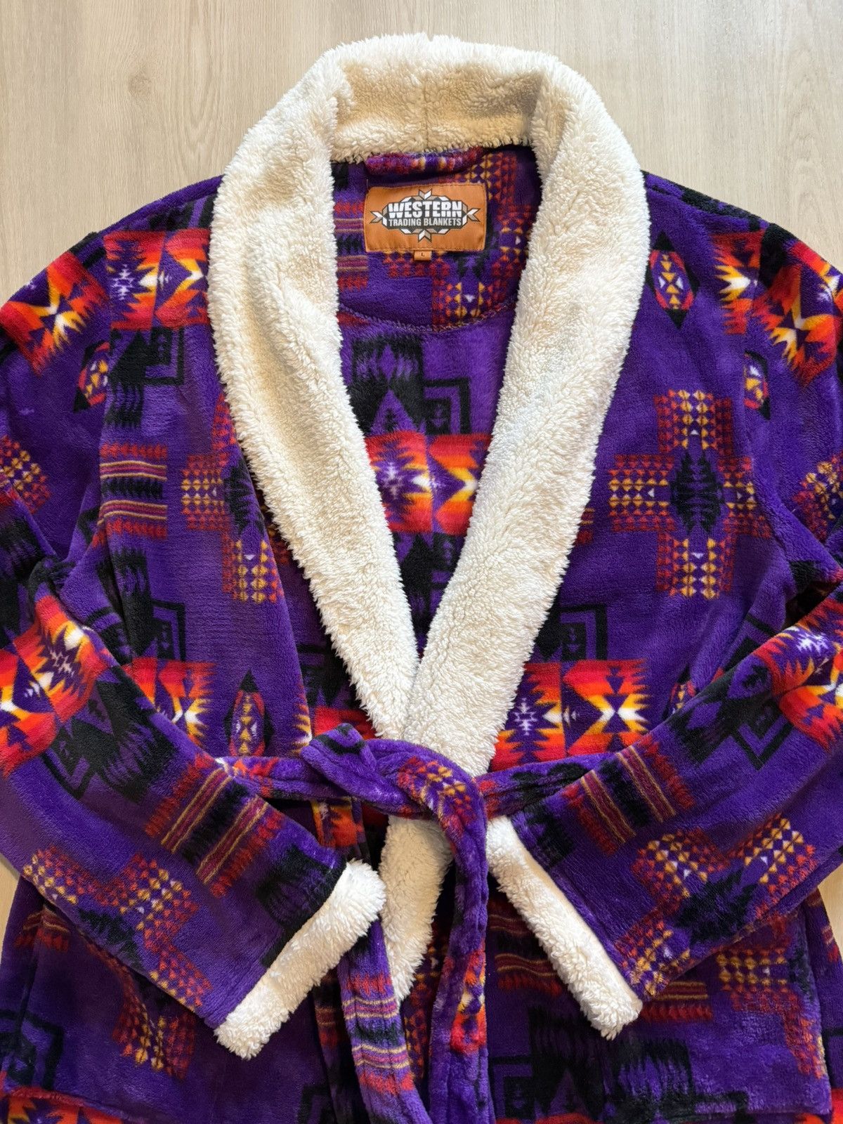 Other Western Trading Blankets Robe Southwest Aztec Purple XL Size L / US 10 / IT 46 - 3 Thumbnail