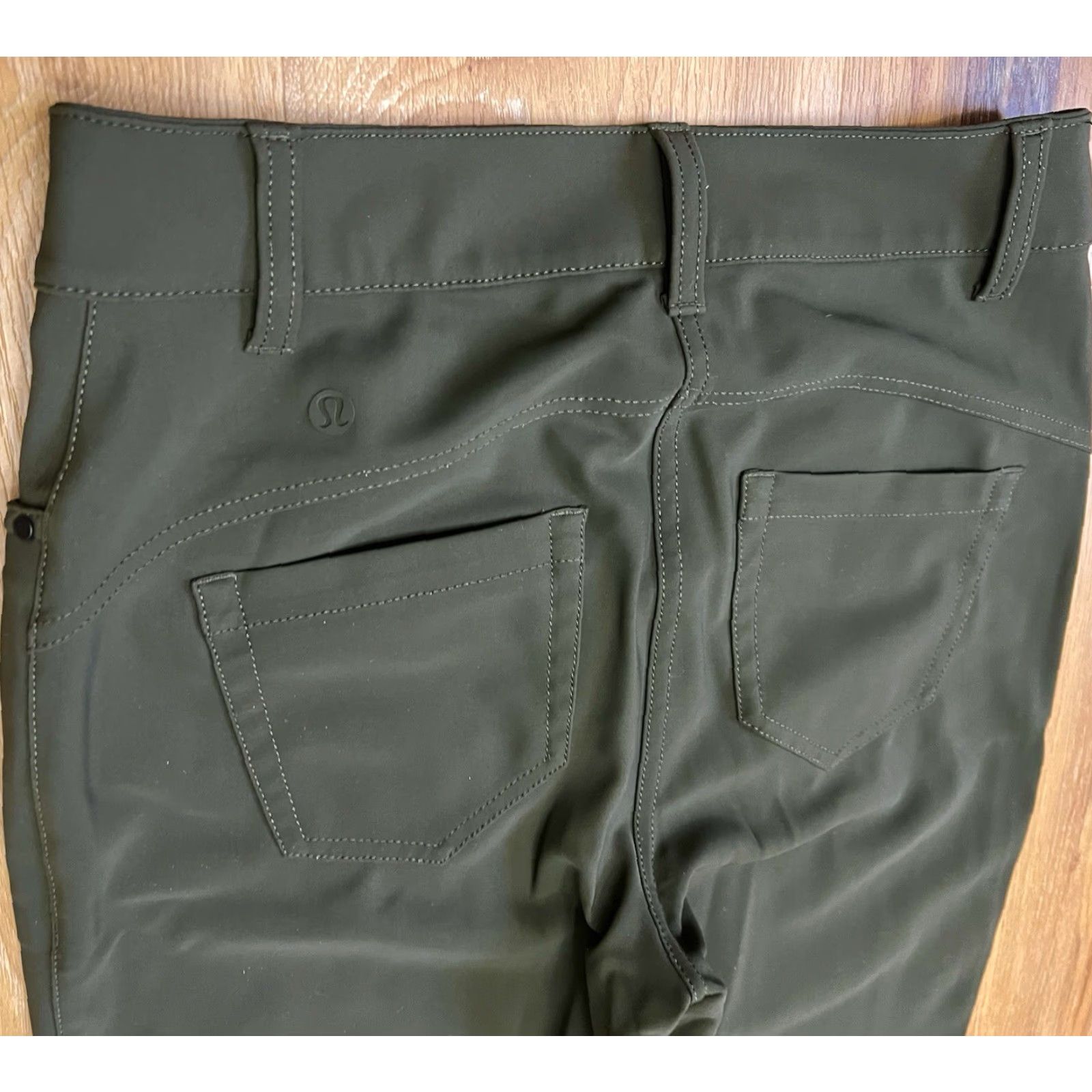 Lululemon Lululemon City Sleek 5 Pocket Pants Olive Green 27x27.5" Women Size 27" / US 4 / IT 40 - 5 Thumbnail