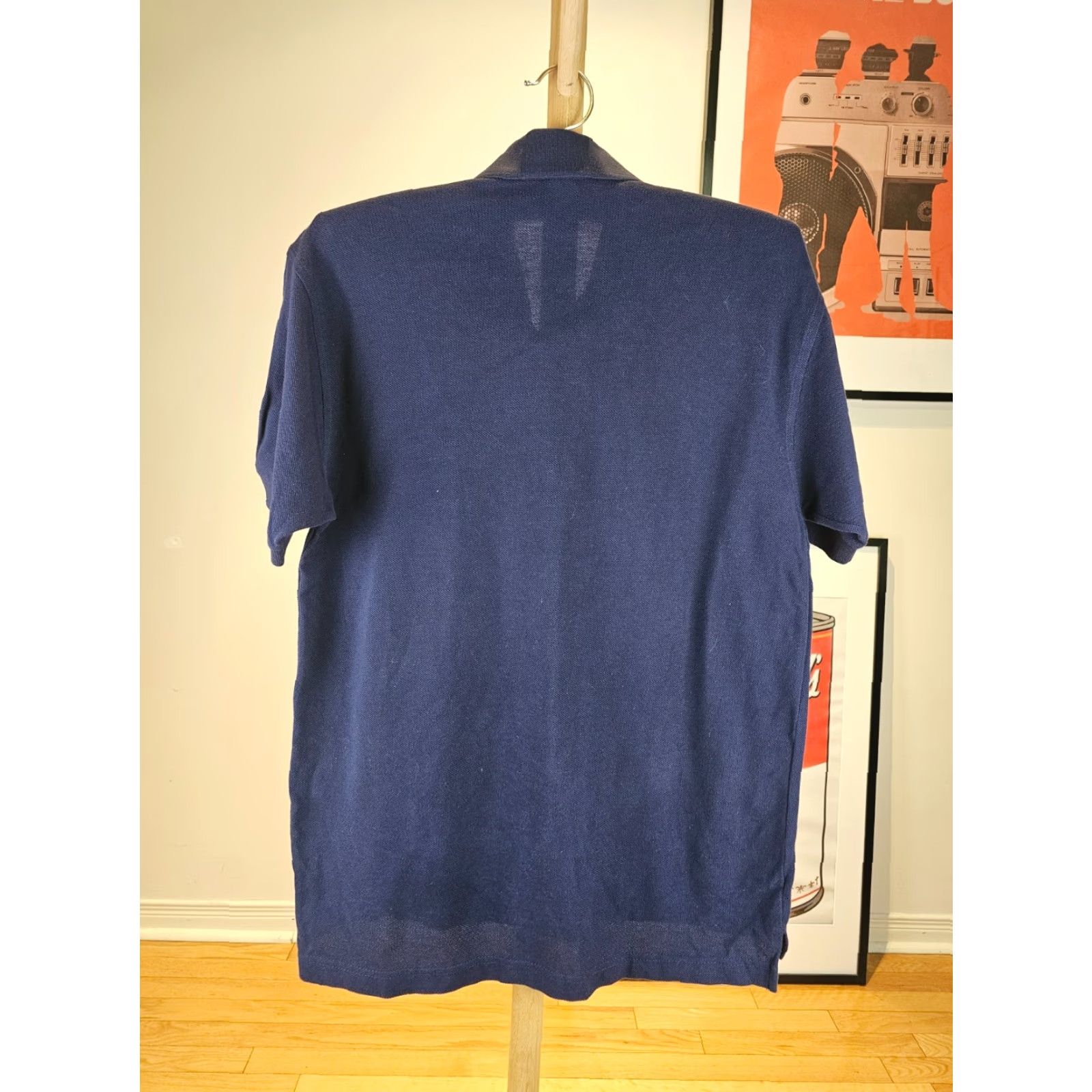 Polo Ralph Lauren VINTAGE Polo Ralph Lauren NAVY USA SPELL PRINT FLAG POLO SHIRT SZ MEDIUM US FLAG SHIRT Mens Size US M / EU 48-50 / 2 - 5 Thumbnail