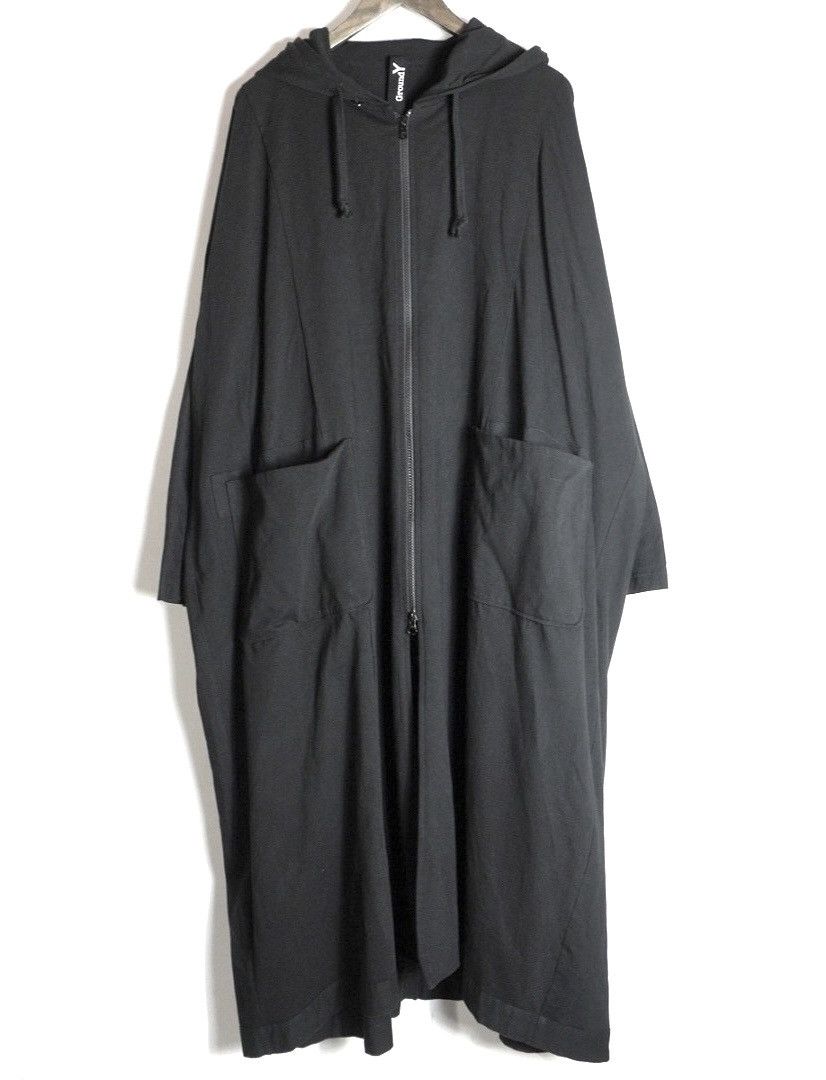 Ground Y Long Hooded Outwear Coat Size US M / EU 48-50 / 2 - 1 Thumbnail