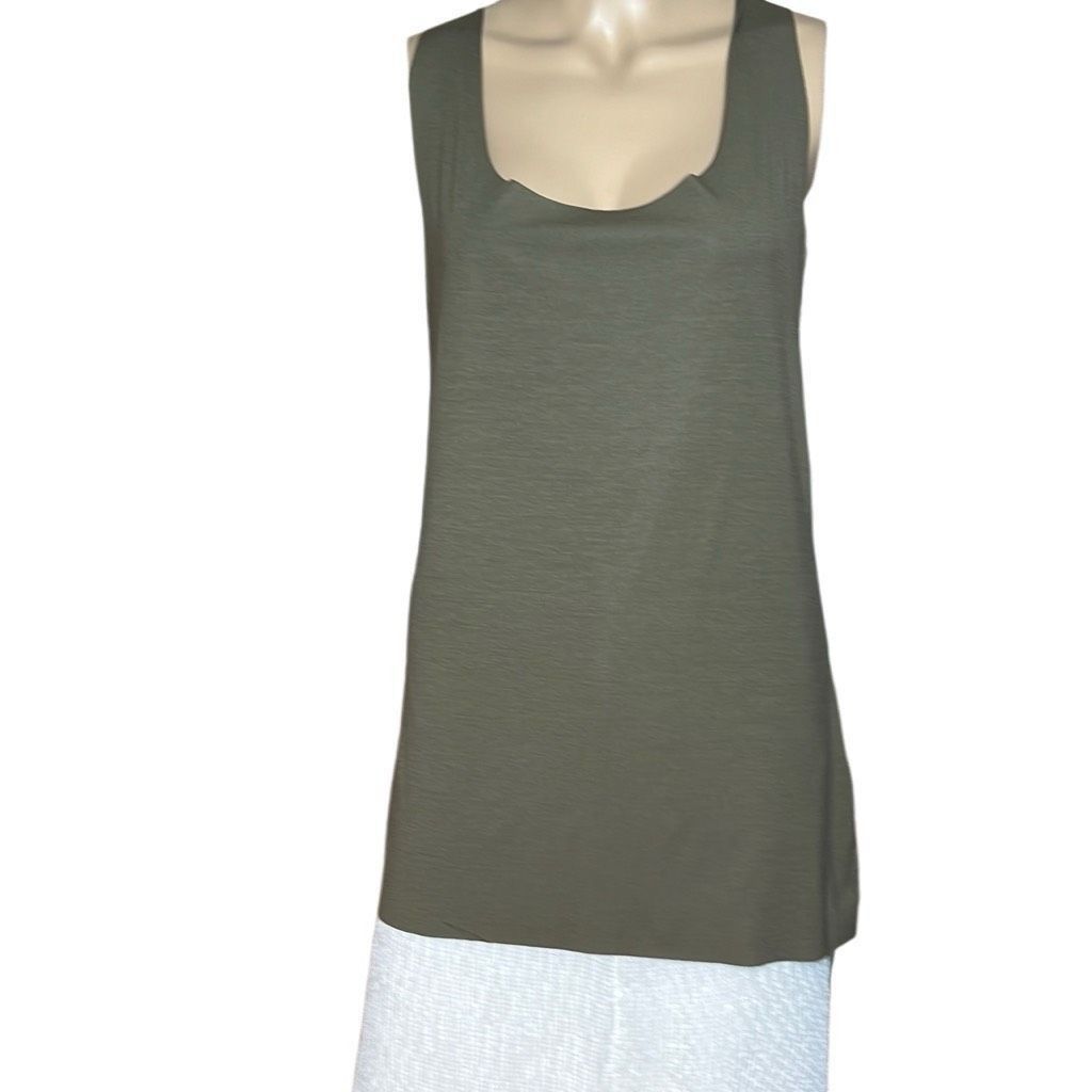 Wolford Wolford Aurora Pure Tank Top 52730 Hunter NWT Size L / US 10 / IT 46 - 1 Thumbnail