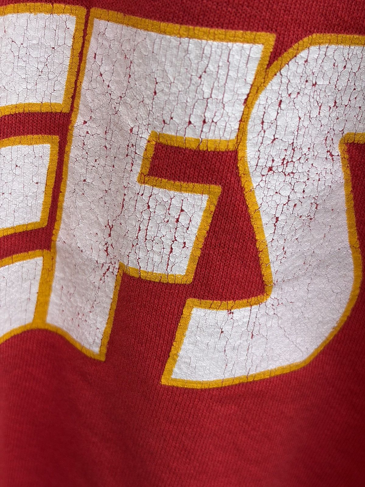 Russell Athletic Vintage 90s Russell Athletic Kansas City Chiefs Sweatshirt Size US XL / EU 56 / 4 - 3 Thumbnail