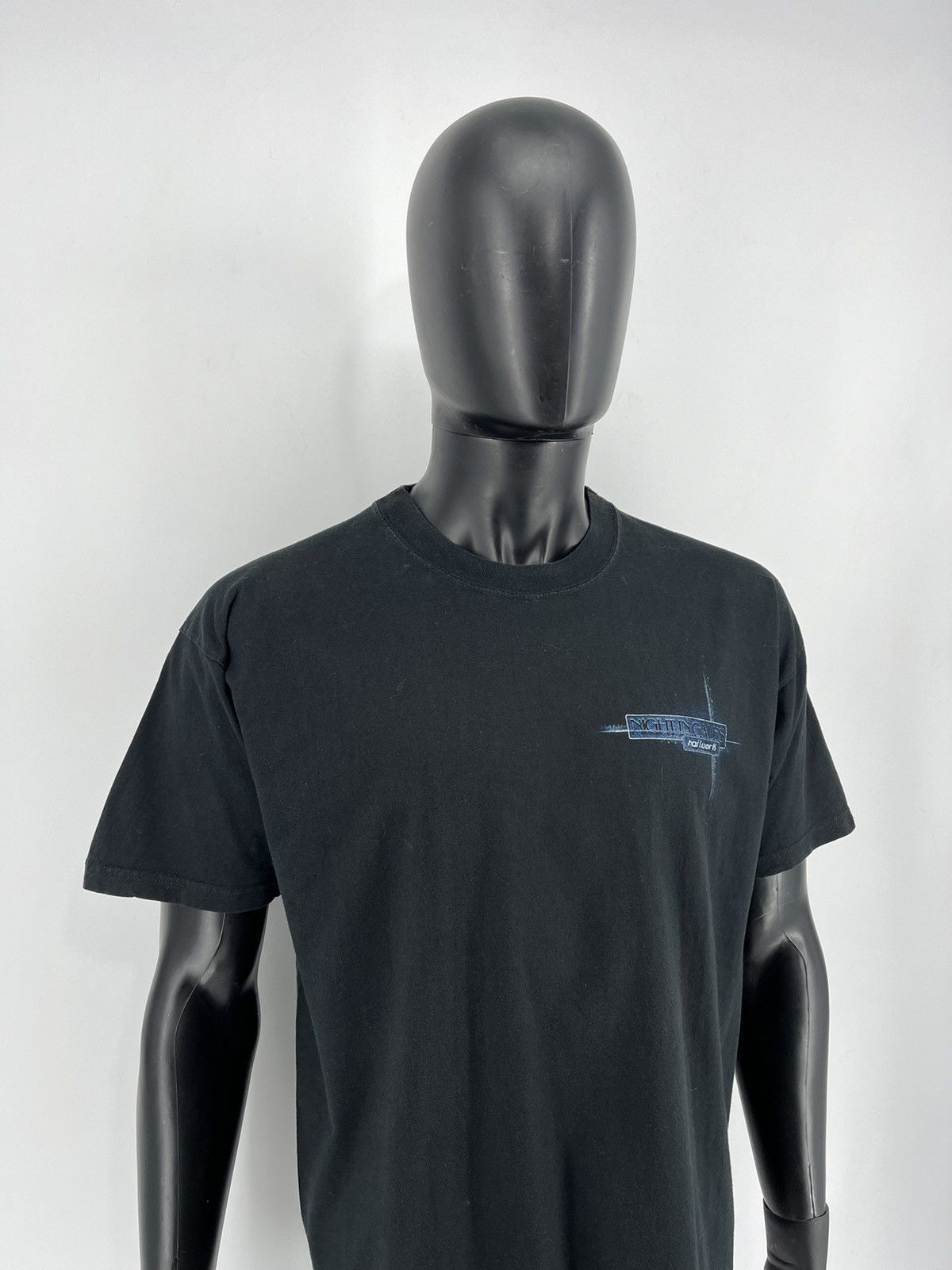 Band Tees × Vintage NIGHT IN GALES T-SHIRT "Nailwork" - absolute rarity, 1999 Size US XL / EU 56 / 4 - 4 Thumbnail