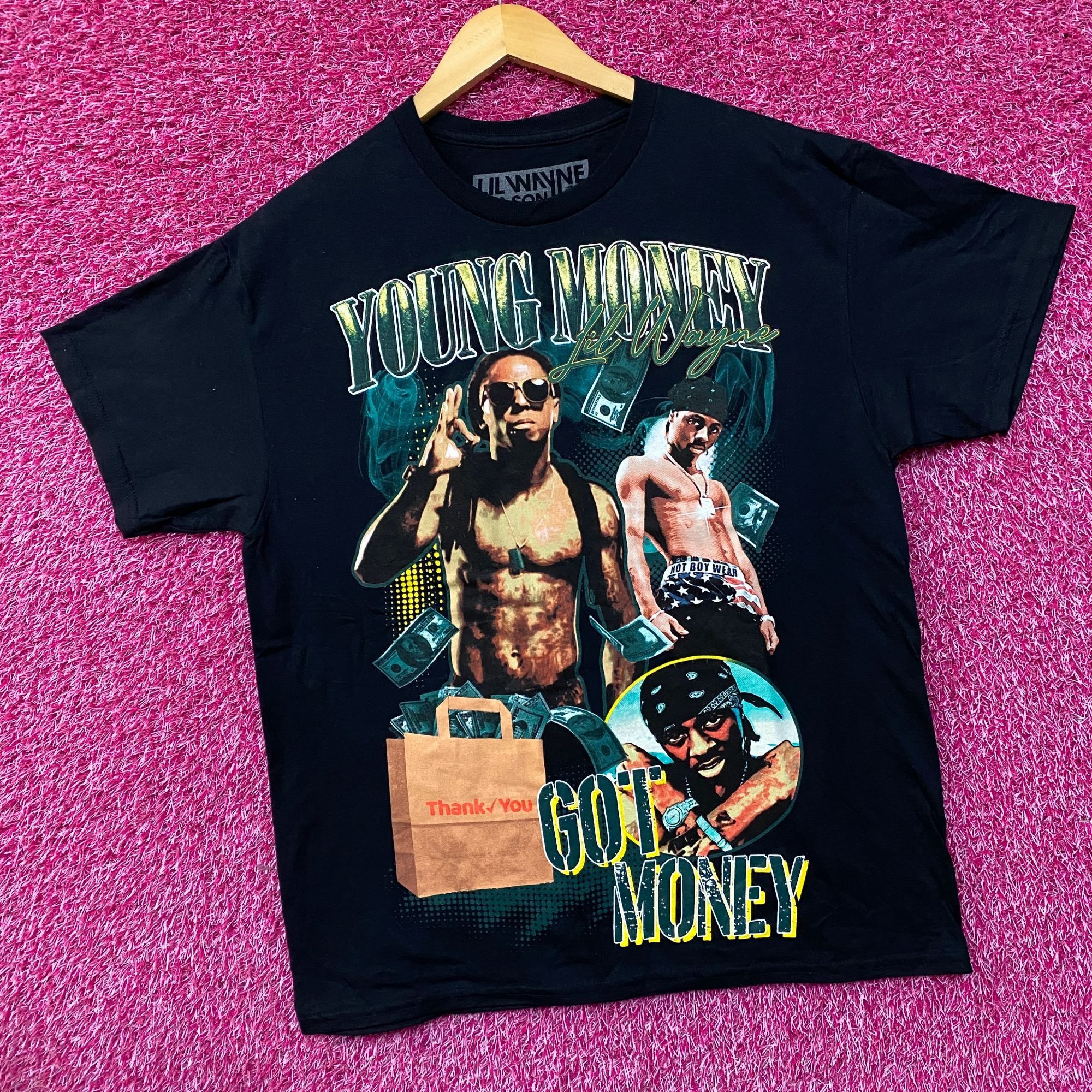 Lil Wayne Lil Wayne Young Money Got Money Themed T-Shirt Medium Size US M / EU 48-50 / 2 - 3 Thumbnail