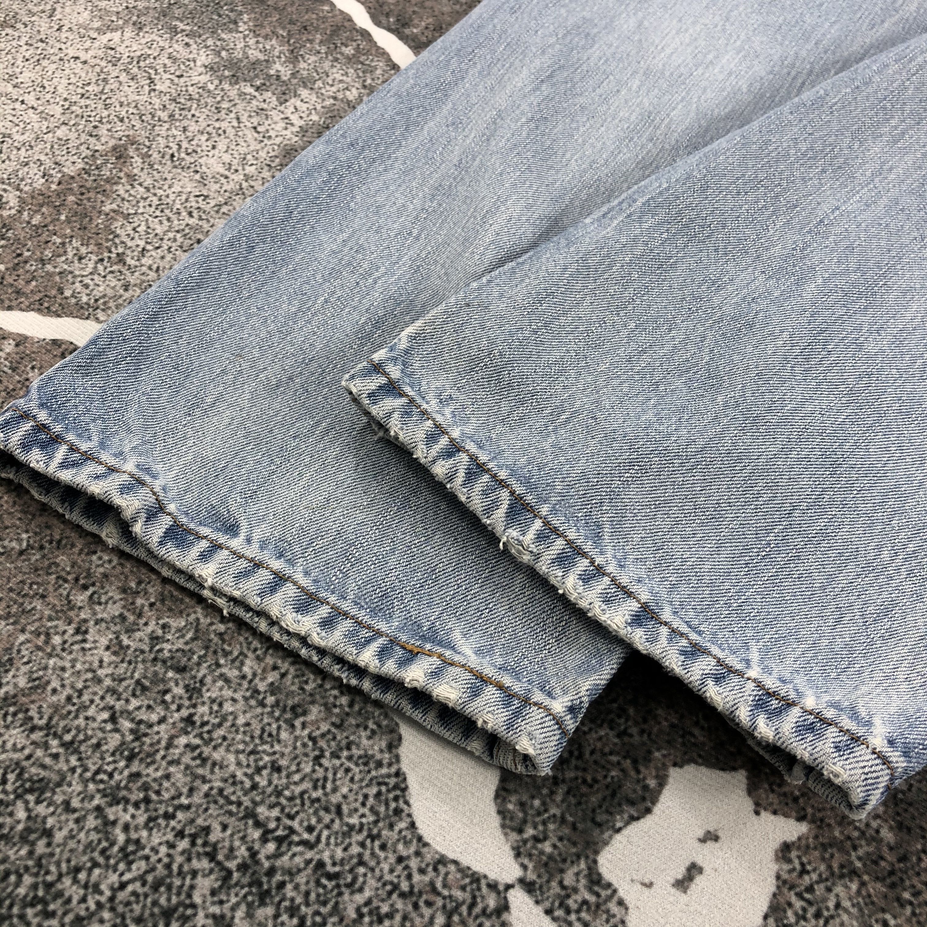 Levi's Vintage Levis 505 Jeans Stone Wash Denim KJ597 Size US 34 / EU 50 - 6 Thumbnail