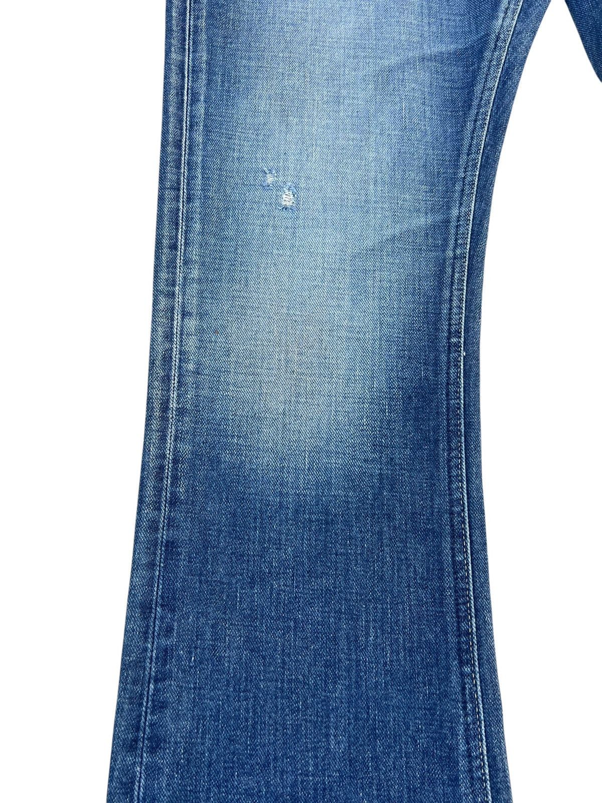 Lee Distressed Mud Denim Lee Riders Limited Edition Flare Jeans Size US 31 - 9 Thumbnail