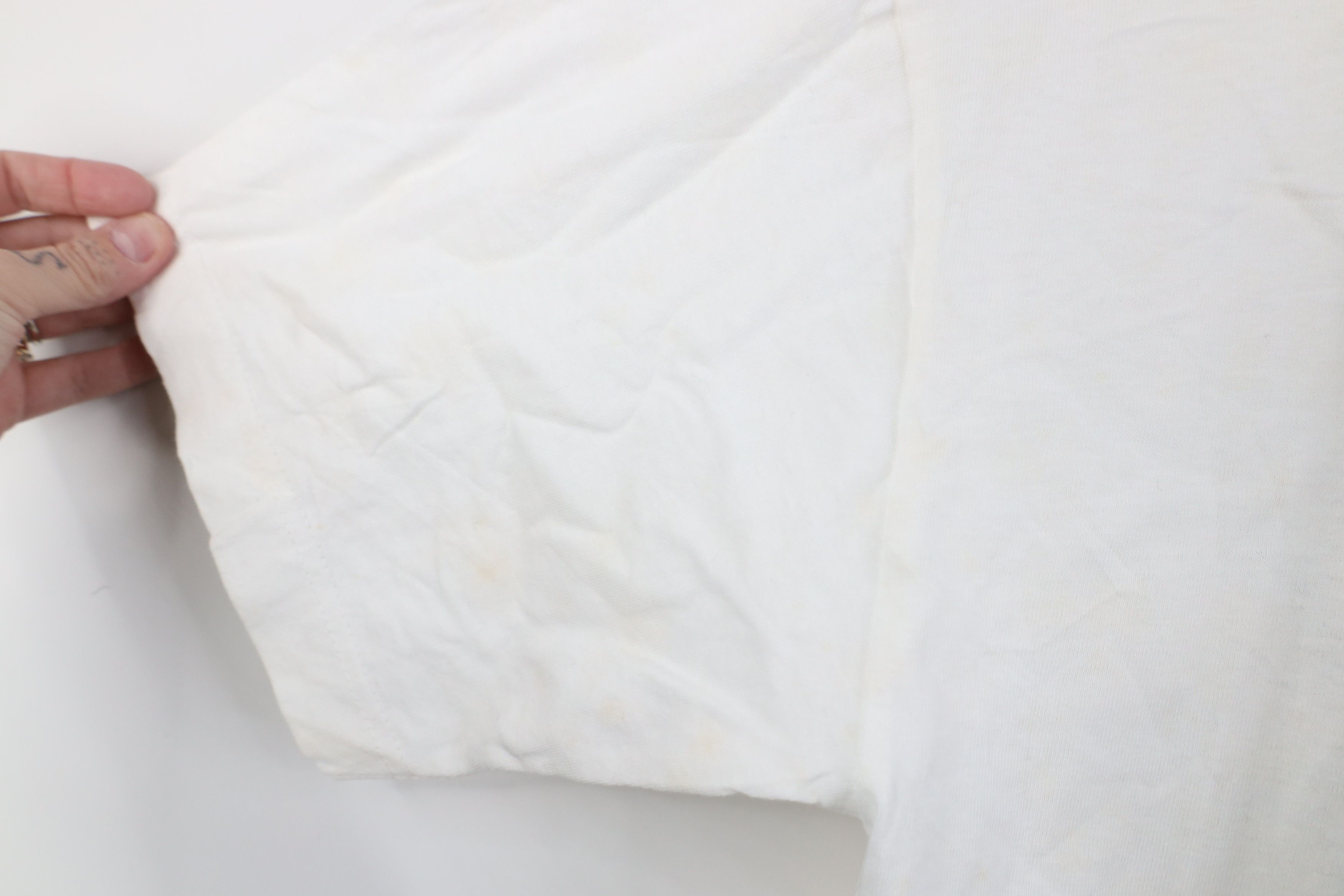 Vintage Vintage 90s Streetwear Nothing Skull T-Shirt White Cotton Size US XL / EU 56 / 4 - 6 Thumbnail