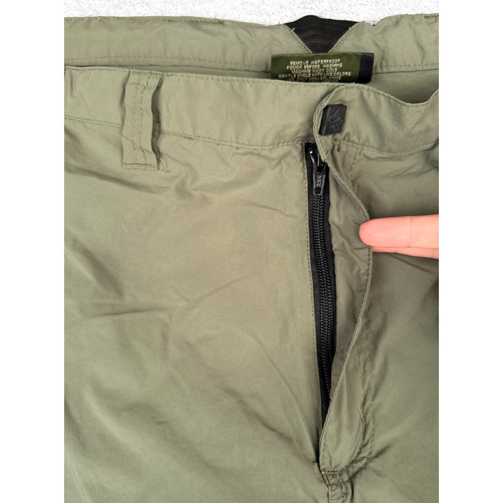 Vintage Boy Scouts Shorts Adult 2XL XXL Green Centennial Supplex Nylon Cargo Navy? Size US 39 - 6 Thumbnail