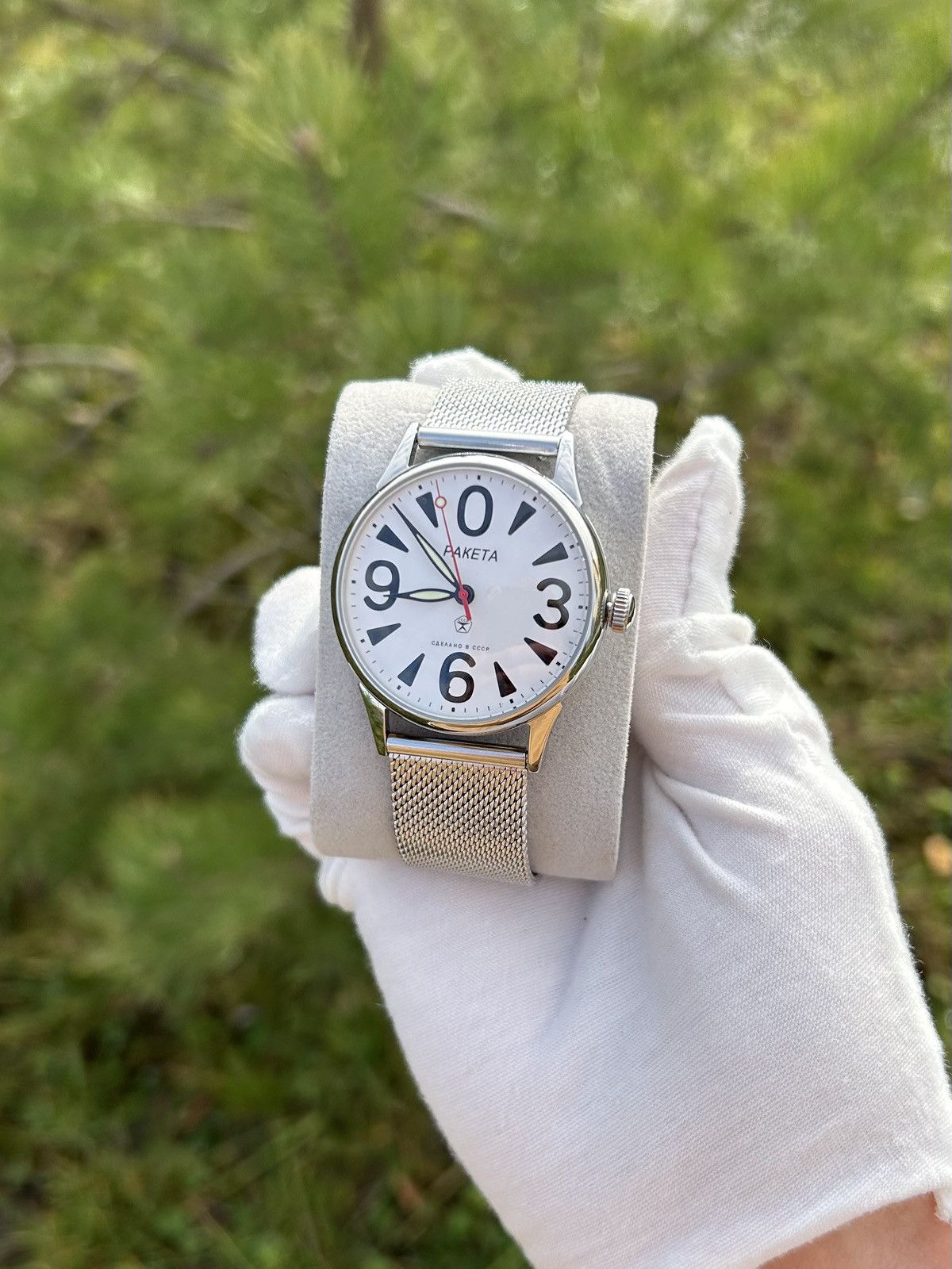 Vintage Vintage Watch Raketa Zero USSR Soviet Mechanical 1980s Size ONE SIZE - 12 Thumbnail