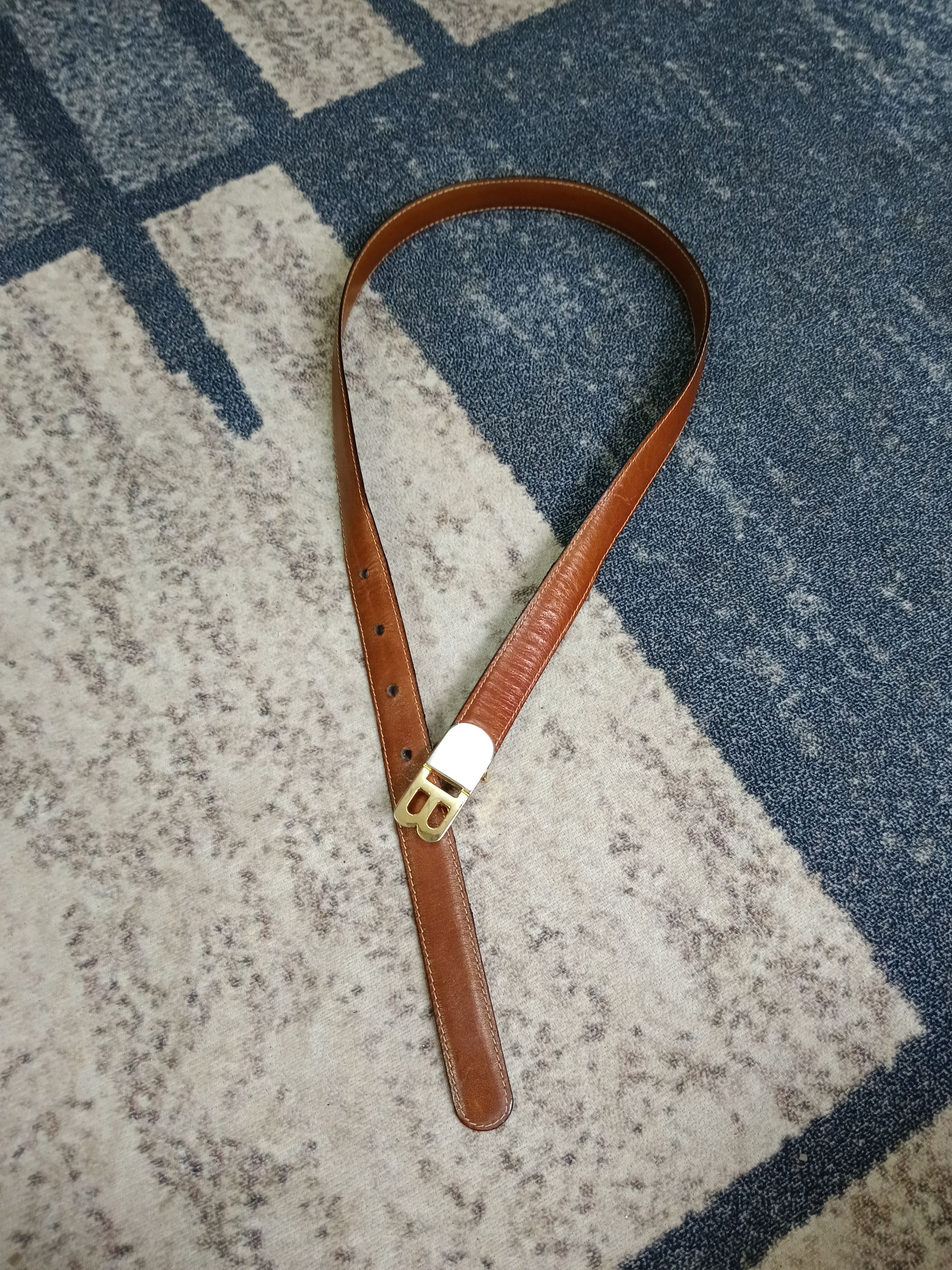 Bally BALLY LOGO LEATHER BUCKLE BELT Size ONE SIZE - 3 Thumbnail
