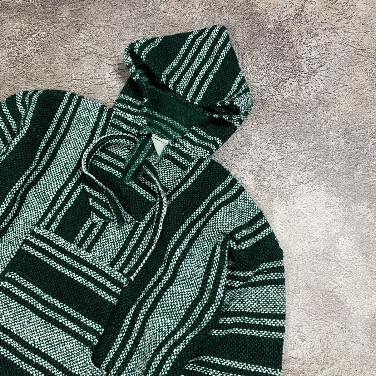 If Six Was Nine VINTAGE 90s BAJA HECHO EN MEXICO KNITTED HOODIE HIPPIE Size US M / EU 48-50 / 2 - 2 Thumbnail