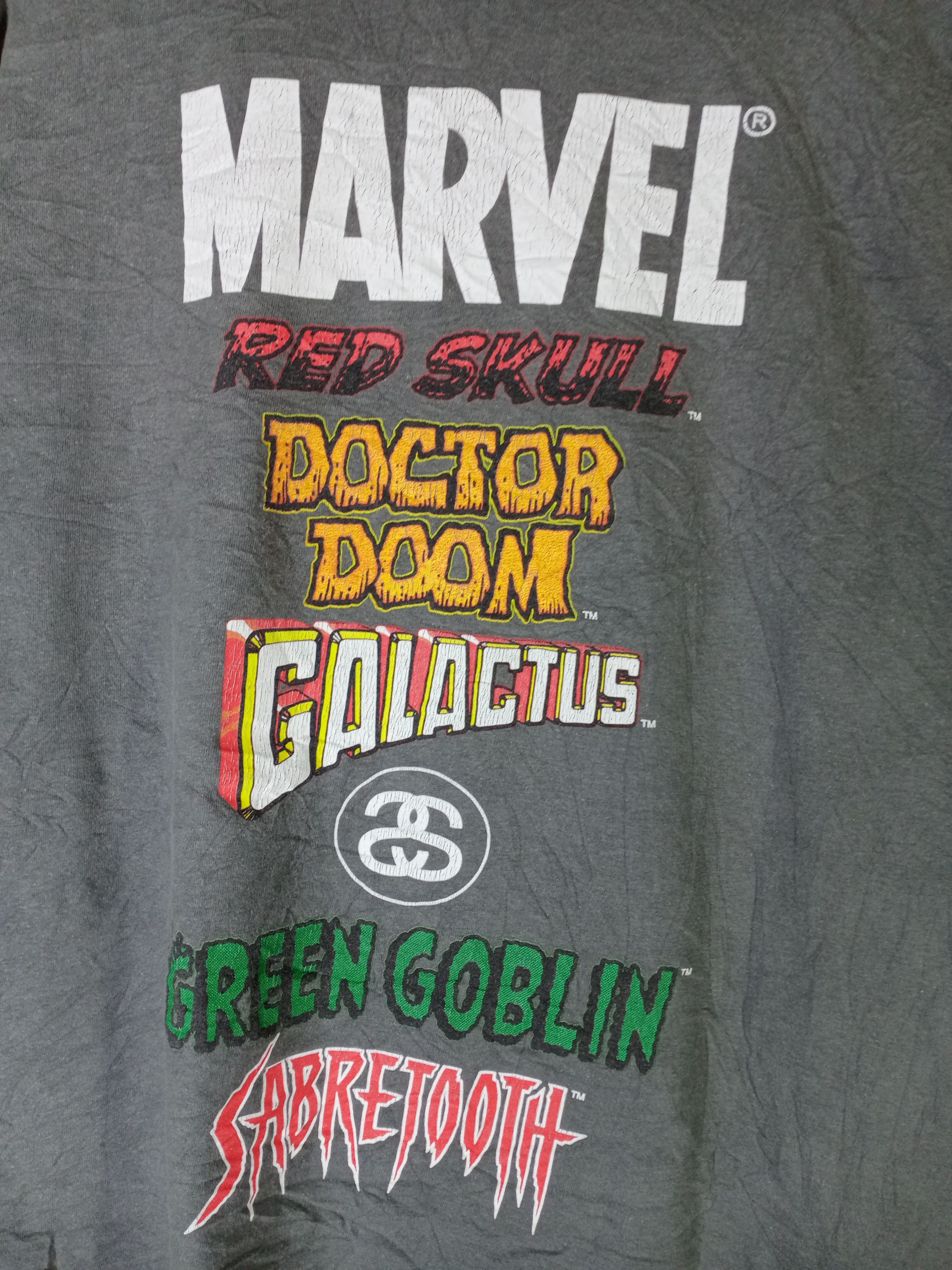 Marvel Comics × Stussy Rare Stussy X Marvel Tshirt Size US L / EU 52-54 / 3 - 5 Thumbnail
