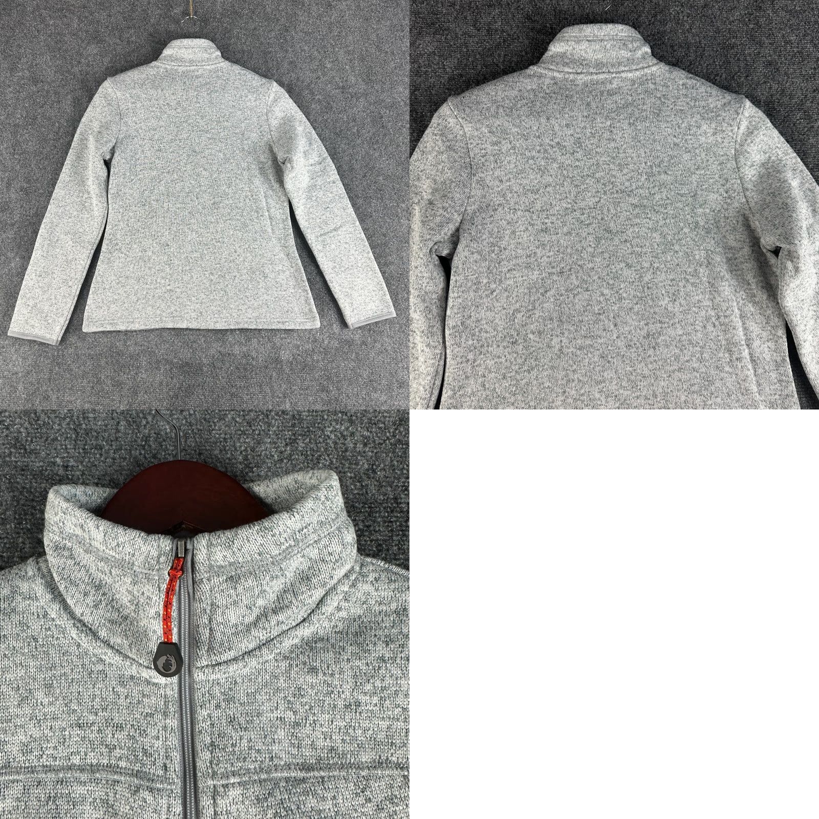 Vintage The American Outdoorsman Jacket Women's Small Gray Knit Full Zip Pockets New Regular Fit Basic Jacket Classic Outdoor Modern Global Mens Womens Size S / US 4 / IT 40 - 8 Thumbnail