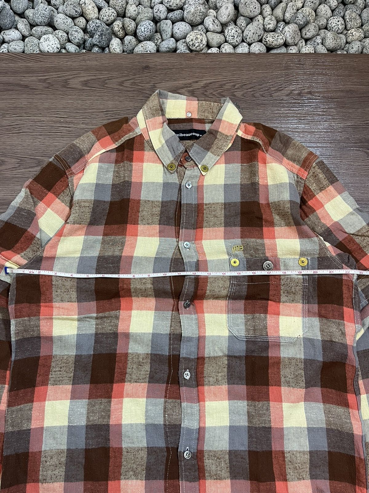 mercibeaucoup Issey Miyake by Mercibeaucoup Double Sleeve Flannel Shirt Size US L / EU 52-54 / 3 - 16 Thumbnail