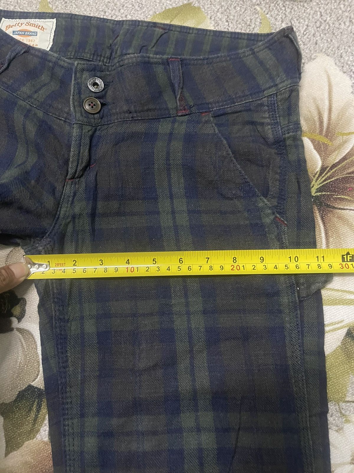 Japanese Brand Betty Smith Bootcut Carpenter Buckled Back Size US 31 - 16 Thumbnail
