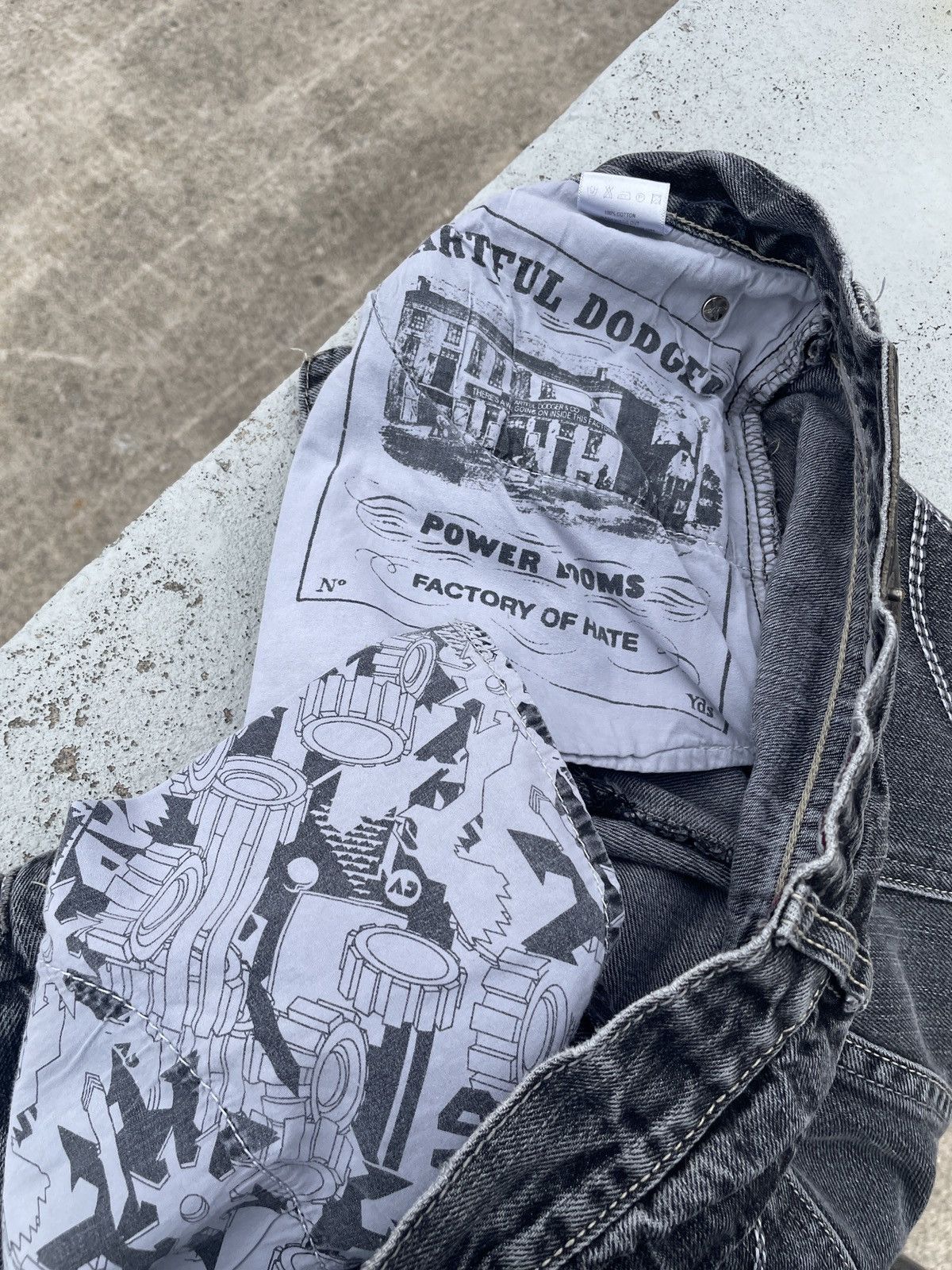Artful Dodger Baggy Artful Dodger Black Y2K Denim Size US 34 / EU 50 - 7 Thumbnail