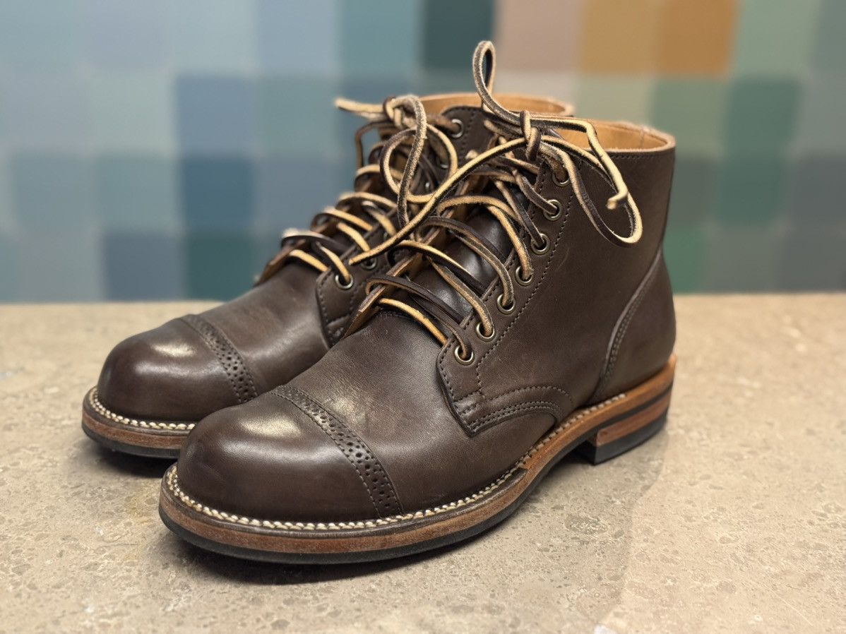Viberg Service boots, color 1071 horsebutt, 2040 Size US 6.5 / EU 39-40 - 1 Thumbnail