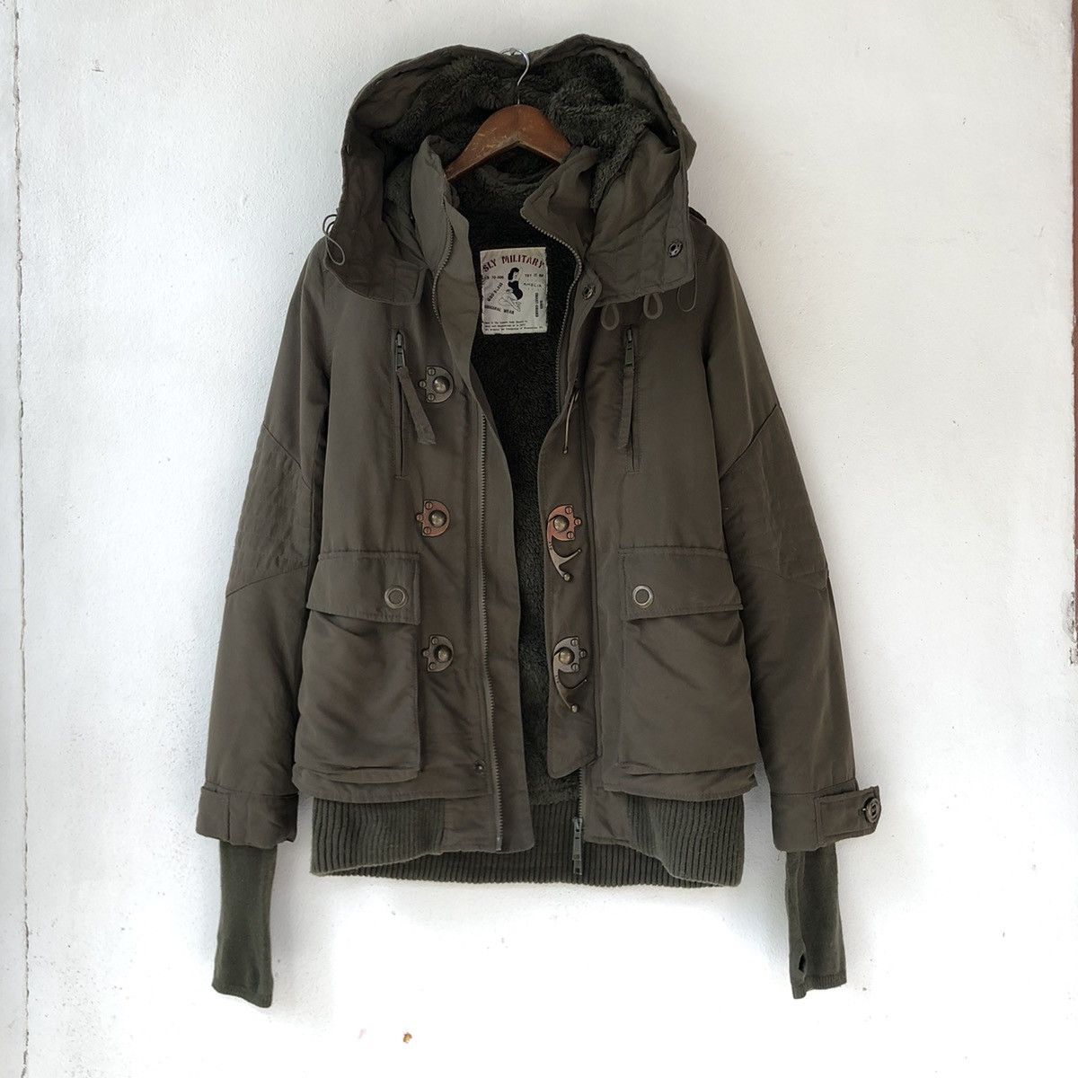 SLY SLY Mlilitary Hooded Jacket Size S / US 4 / IT 40 - 2 Thumbnail
