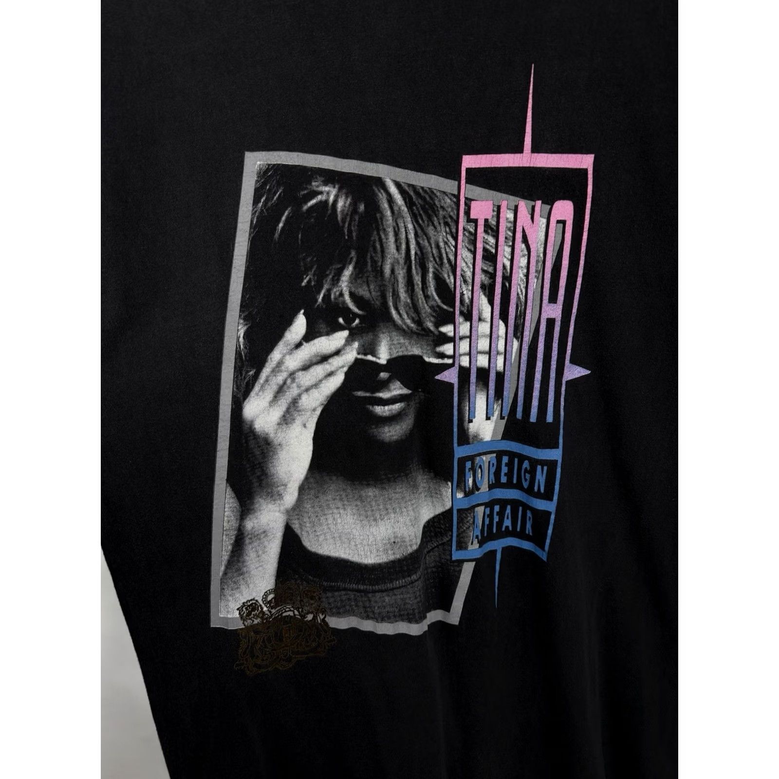 Etro VINTAGE Tina Turner Foreign Affair Tour T-Shirt 80s Black M Mens T-Shirt Size US M / EU 48-50 / 2 - 5 Thumbnail