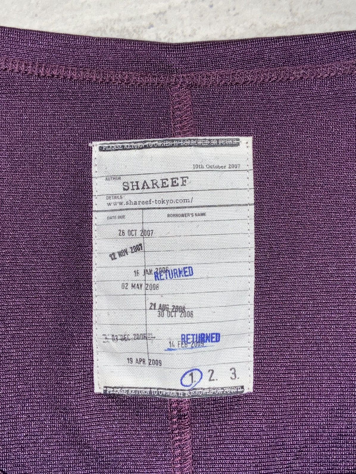 Designer × Japanese Brand × SHAREEF SHAREEF Purple Sleeveless T-shirt Size US M / EU 48-50 / 2 - 10 Thumbnail