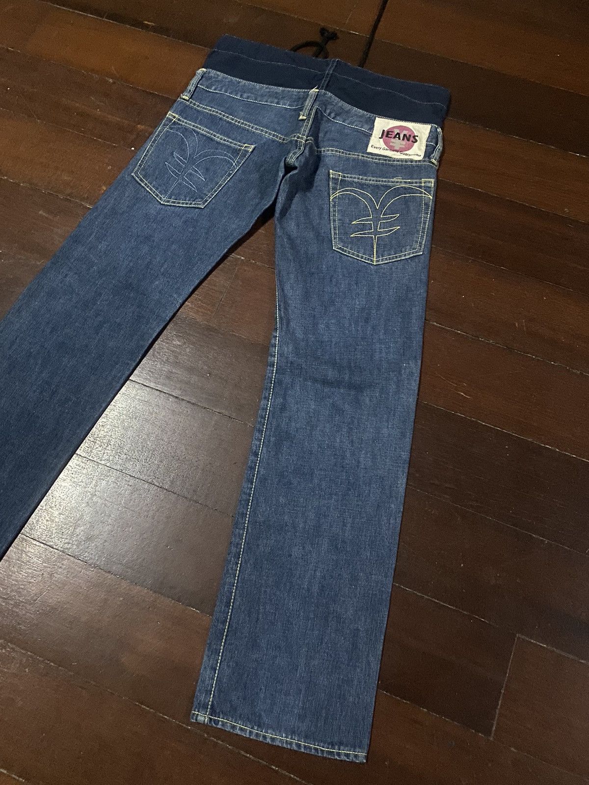Evisu × Japanese Brand × Le Grande Bleu (L.G.B.) vintage yen japanese brand double waist denim nice design B1 Size US 33 - 12 Thumbnail