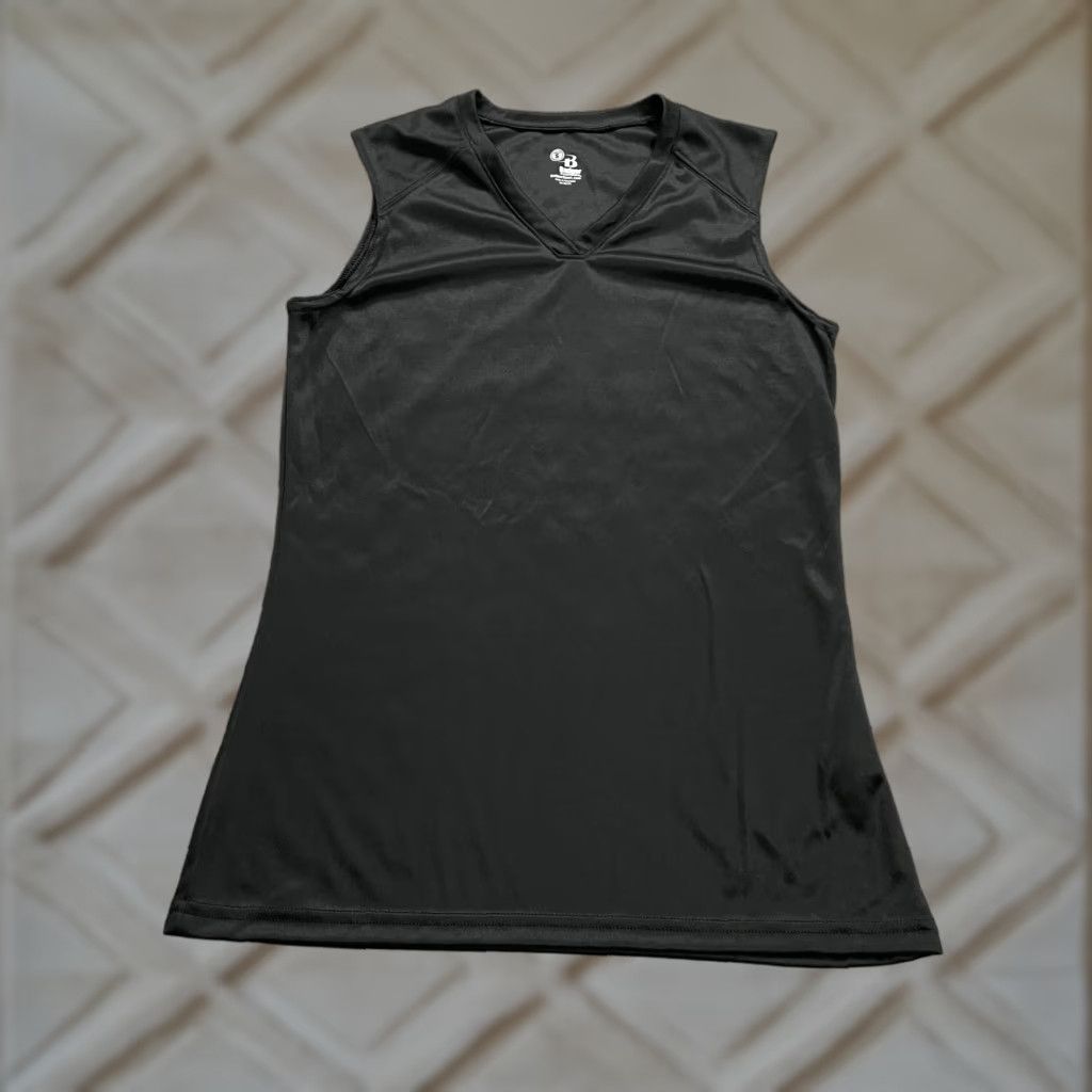 Vintage Badger Tank Top Womens Small Black V-Neck Sleeveless Active Gym Athletic Size S / US 4 / IT 40 - 1 Thumbnail