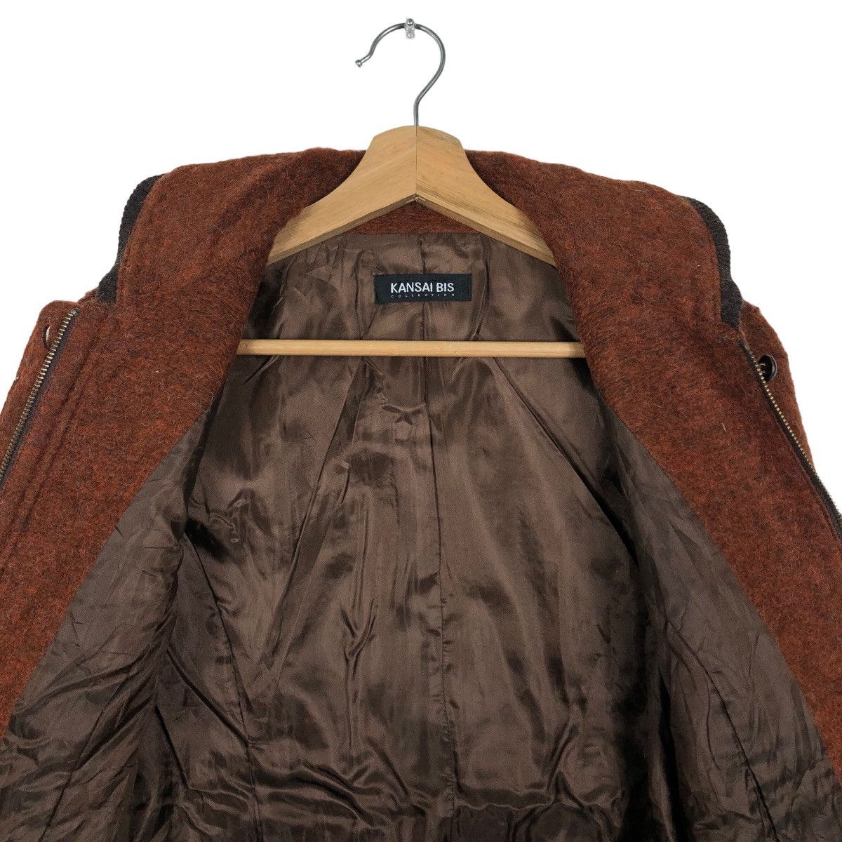 Japanese Brand 🔥90’s Vintage Wool Chore Work Jacket Kansai Bis Japan Made Size M / US 6-8 / IT 42-44 - 11 Thumbnail