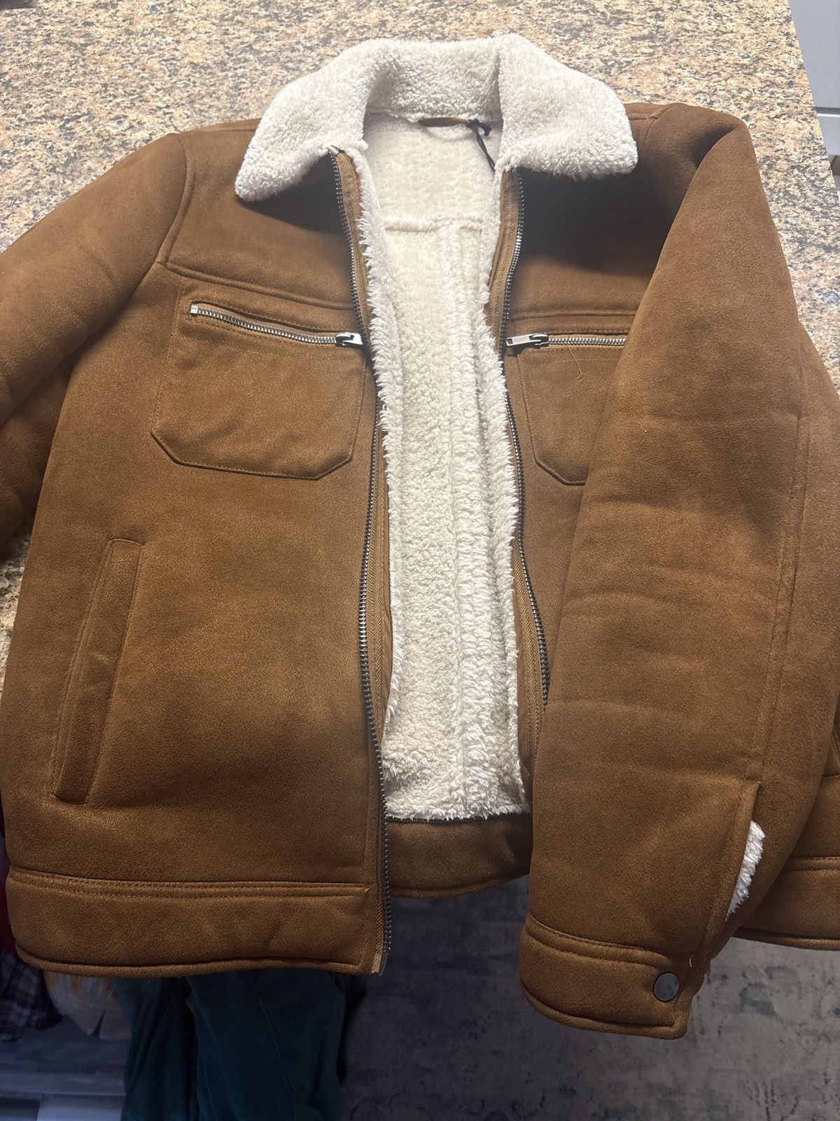Pacsun Tan Faux Fur Pacsun Coat Medium Size US M / EU 48-50 / 2 - 2 Thumbnail