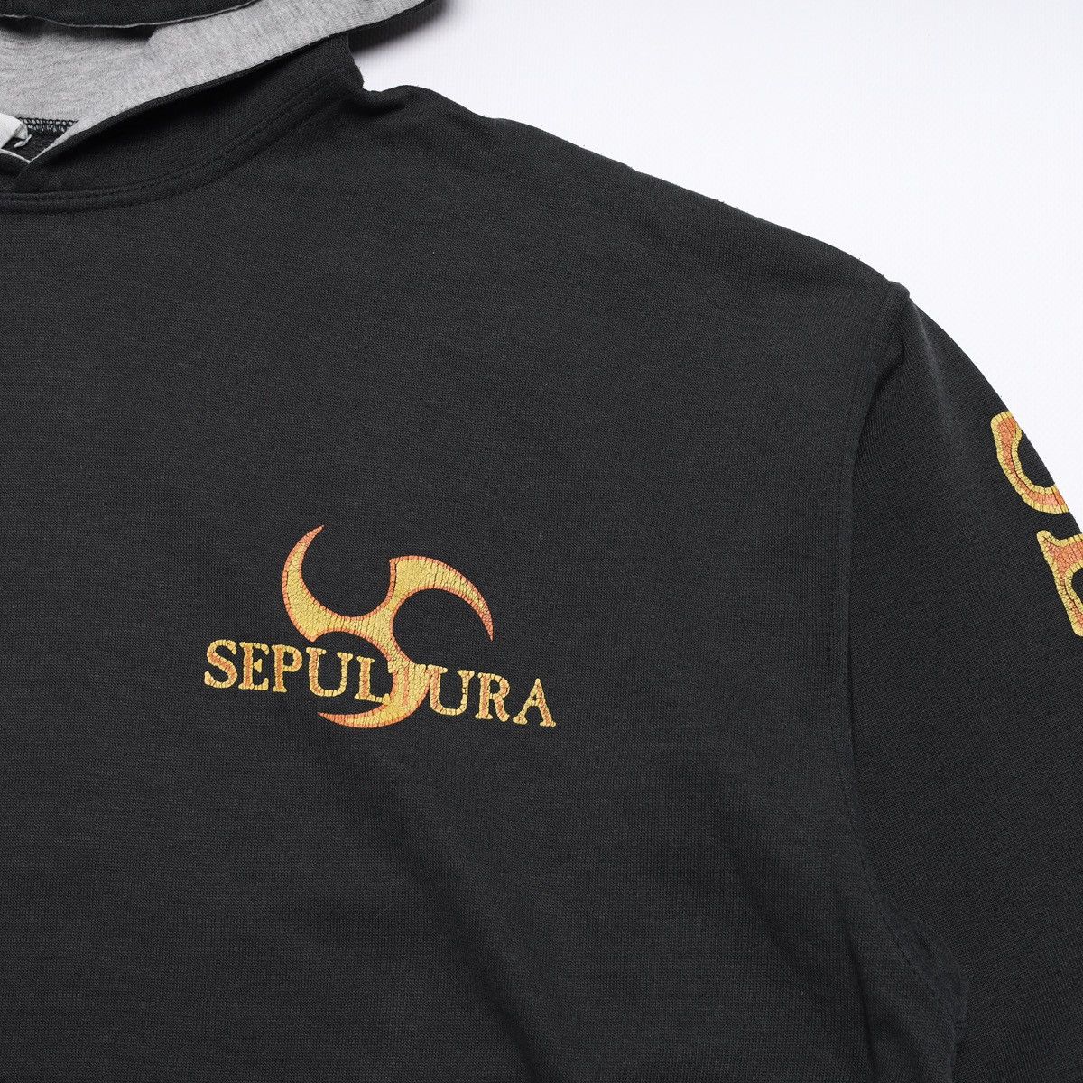 Band Tees Vintage Sepultura 90s Hoodie 1998 Against Size US L / EU 52-54 / 3 - 6 Thumbnail