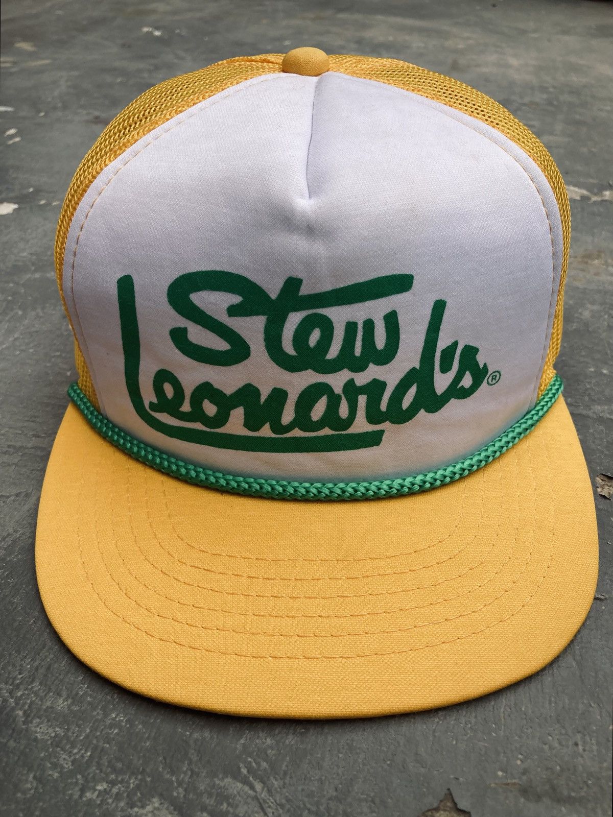 Other Vintage 80s Stew Leonards Mesh Trucker Hat Size ONE SIZE - 1 Thumbnail