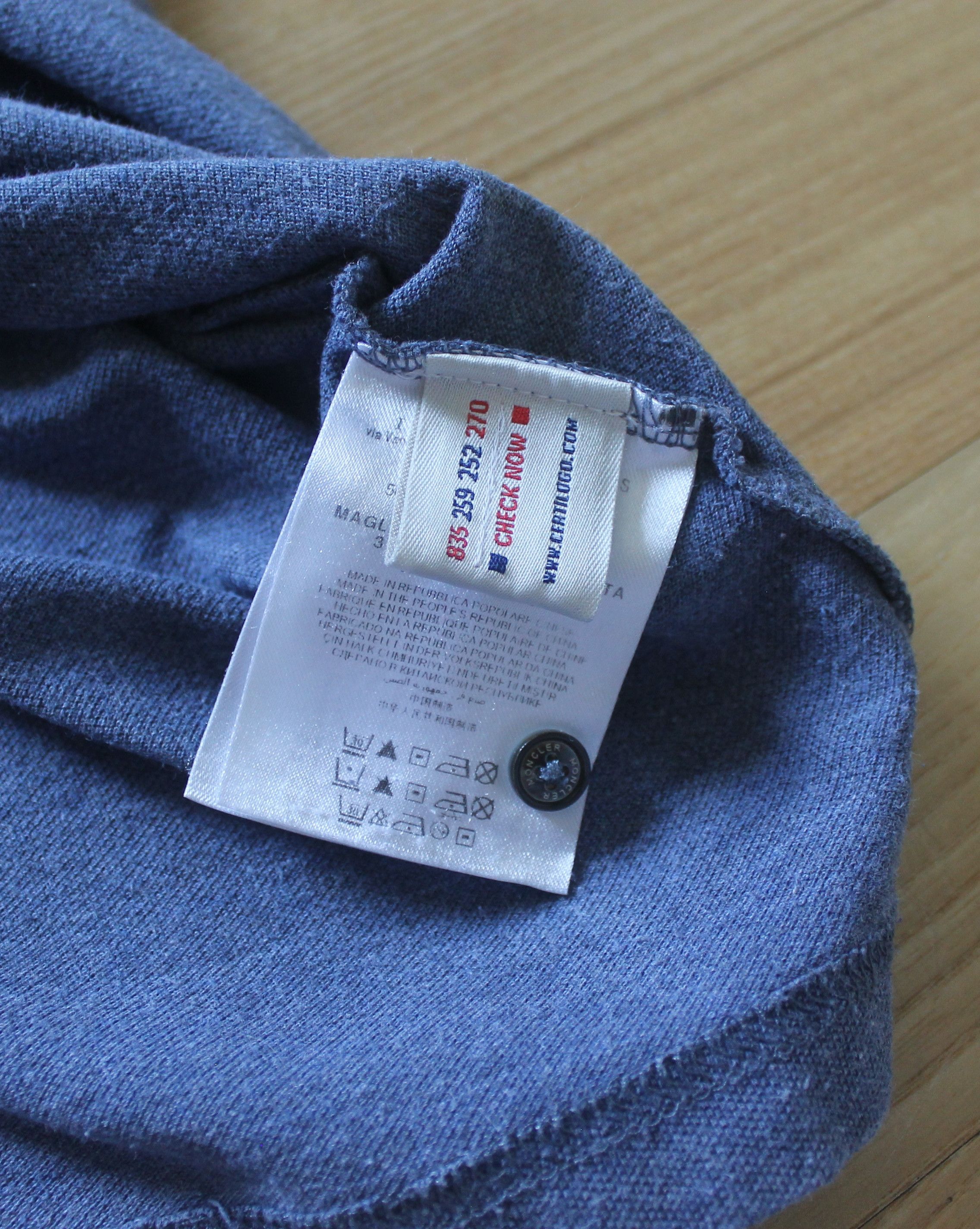 Moncler Moncler Maglia Polo Size M / US 6-8 / IT 42-44 - 10 Thumbnail