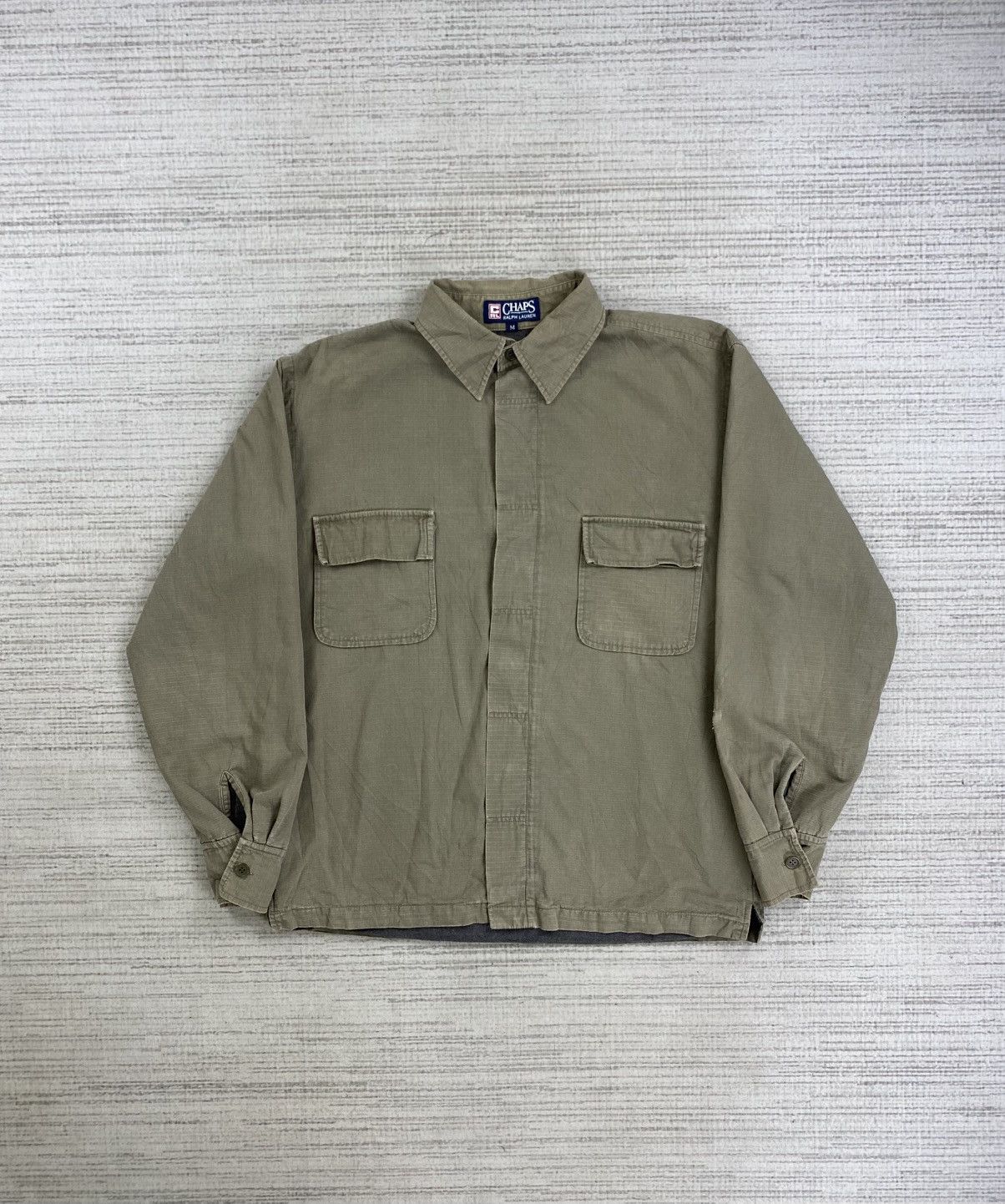 Chaps Ralph Lauren × Japanese Brand × Vintage Vintage Chaps Ralph Lauren Distressed Jacket Size US M / EU 48-50 / 2 - 1 Thumbnail